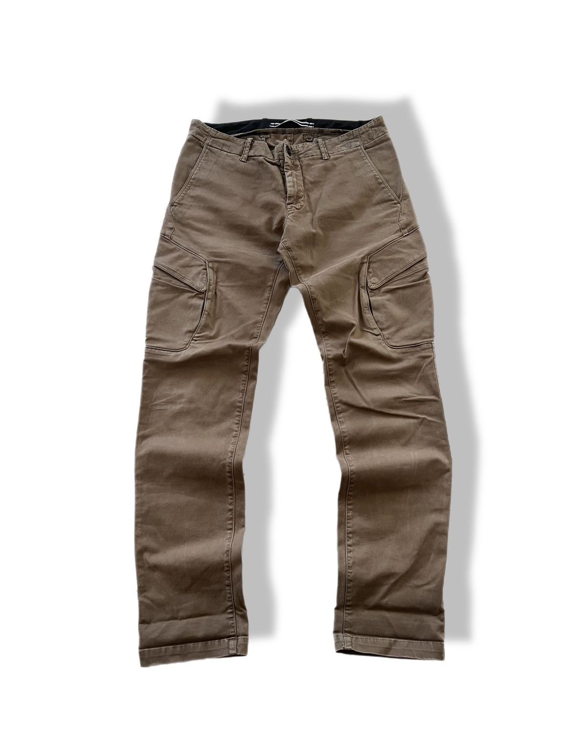 Stone Island Stone Island Multi Pocket Tech Cargo Pants Brown 33 Size Size US 33 - 1 Thumbnail