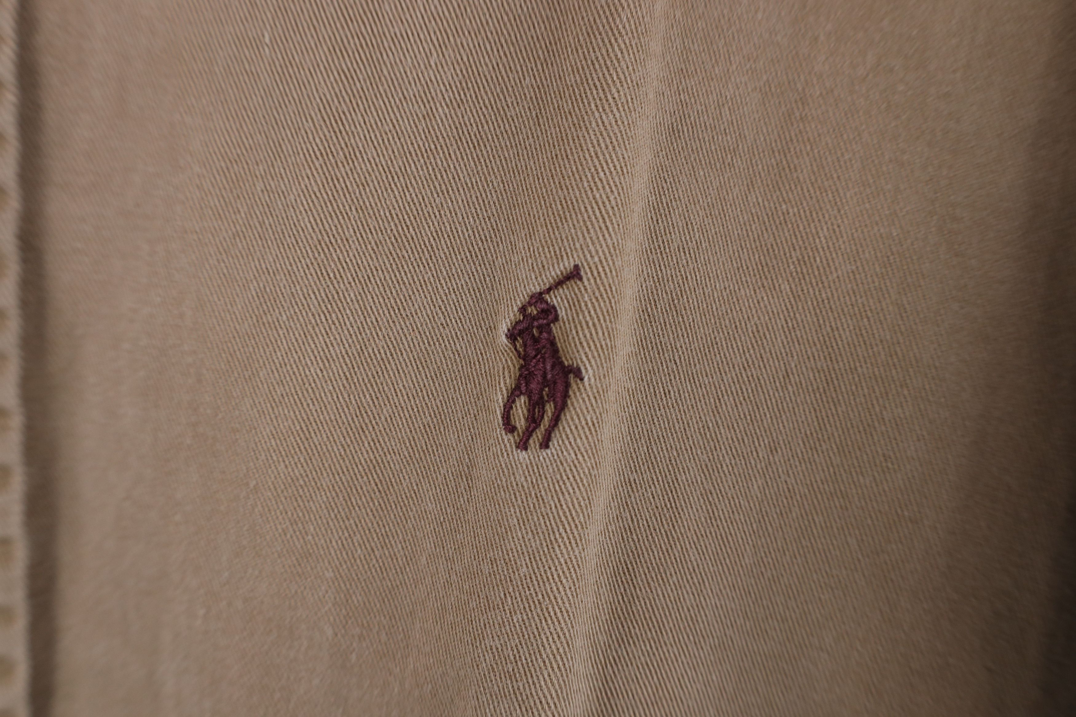 Ralph Lauren Vintage 90s Ralph Lauren Collared Button Down Shirt Brown Size US M / EU 48-50 / 2 - 4 Thumbnail