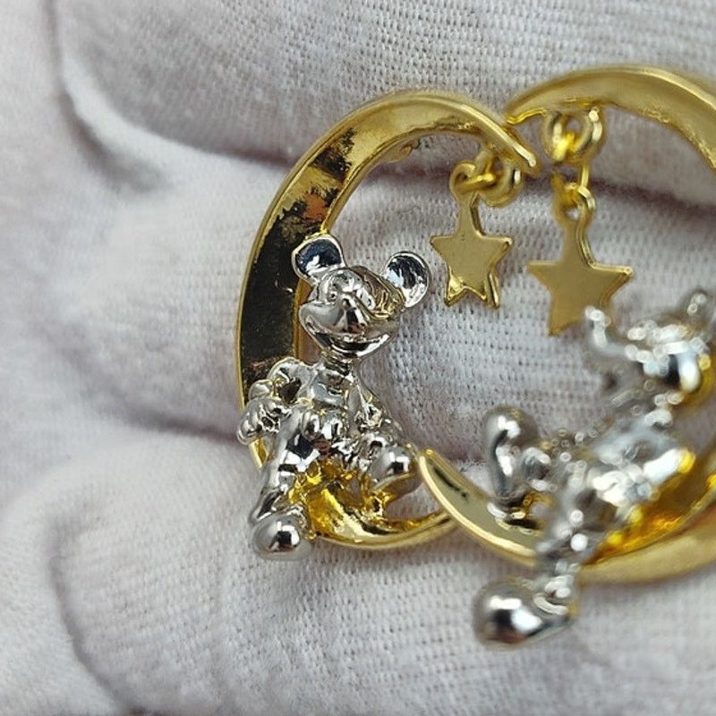 Disney Disney Mickey Mouse Sitting on the Moon Earrings Size ONE SIZE - 4 Thumbnail