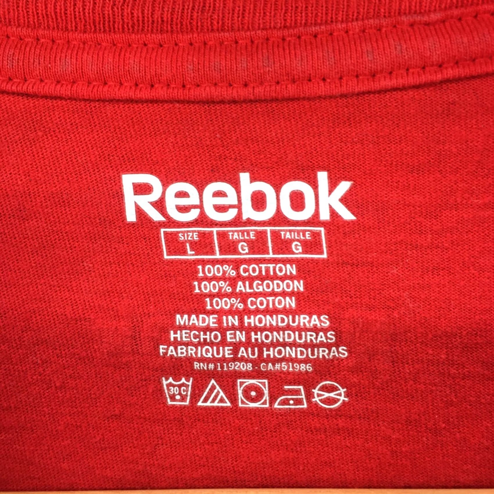 Reebok Reebok Minnesota Wild Shirt Mens L Red Cotton Short Sleeve Pullover Casual Size US L / EU 52-54 / 3 - 7 Thumbnail