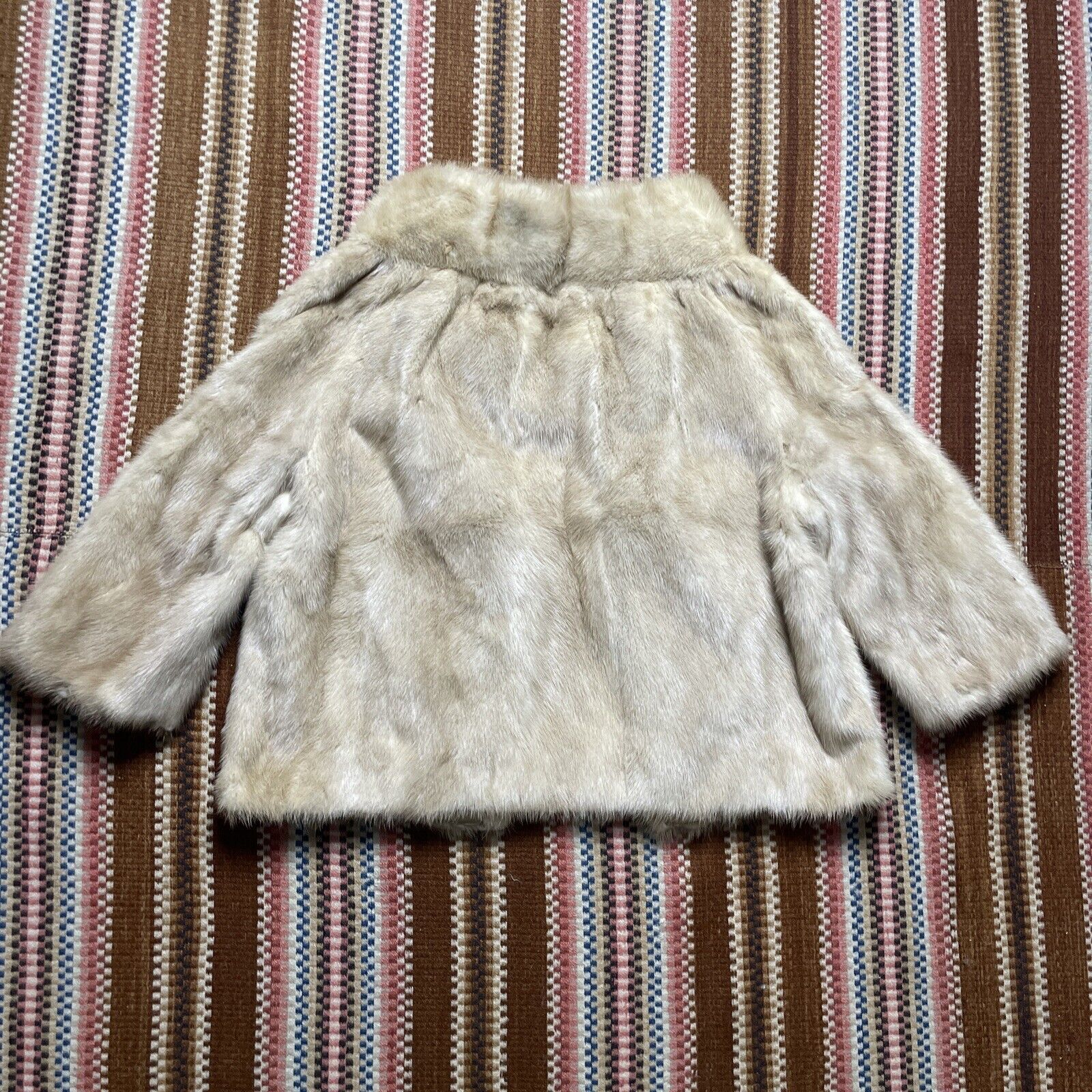 Designer × Vintage 60s Mr. Josef Real Fur Designer Lined Coat Size Large Size L / US 10 / IT 46 - 7 Thumbnail