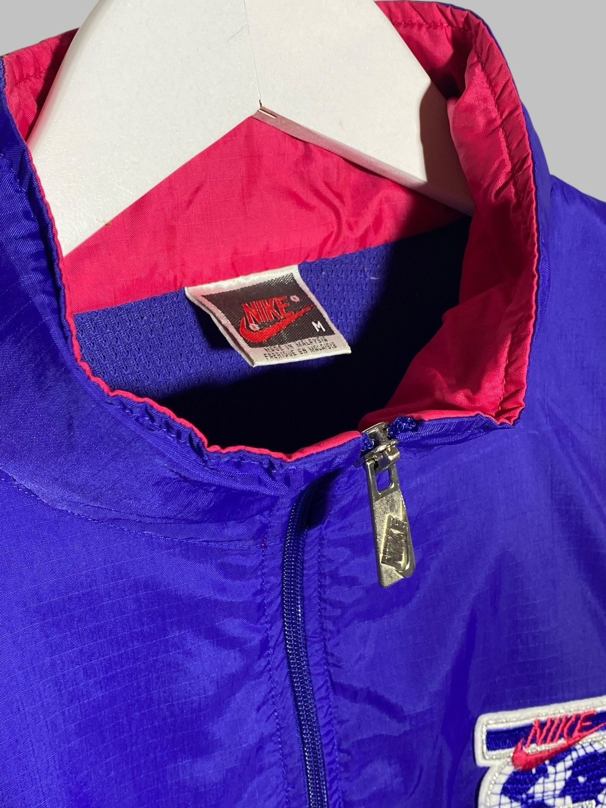 Nike 🔥 90S NIKE INTERNATIONAL NYLON TRACK JACKET RARE STYLE RETRO Size US M / EU 48-50 / 2 - 11 Thumbnail