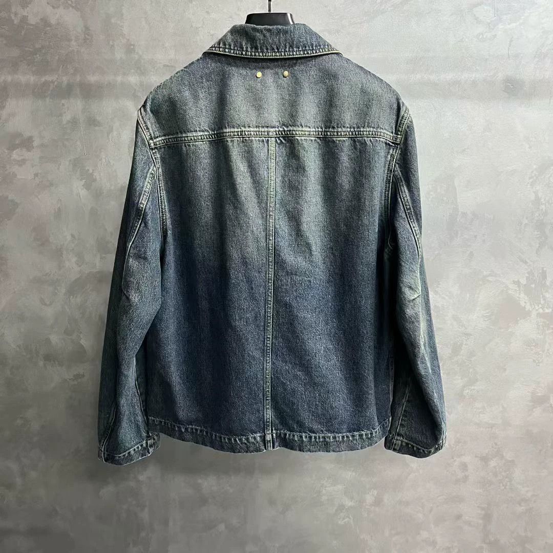 Louis Vuitton louis vuitton navy blue denim jacket Size US L / EU 52-54 / 3 - 2 Thumbnail