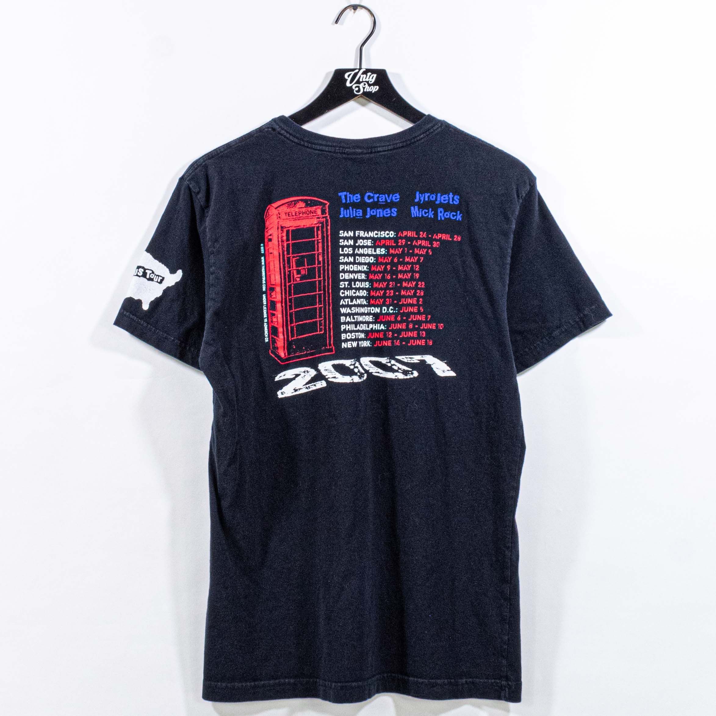 Band Tees 2007 Britbus Tour T-Shirt The Crave Jyrojets Julia Jones Size US S / EU 44-46 / 1 - 2 Thumbnail