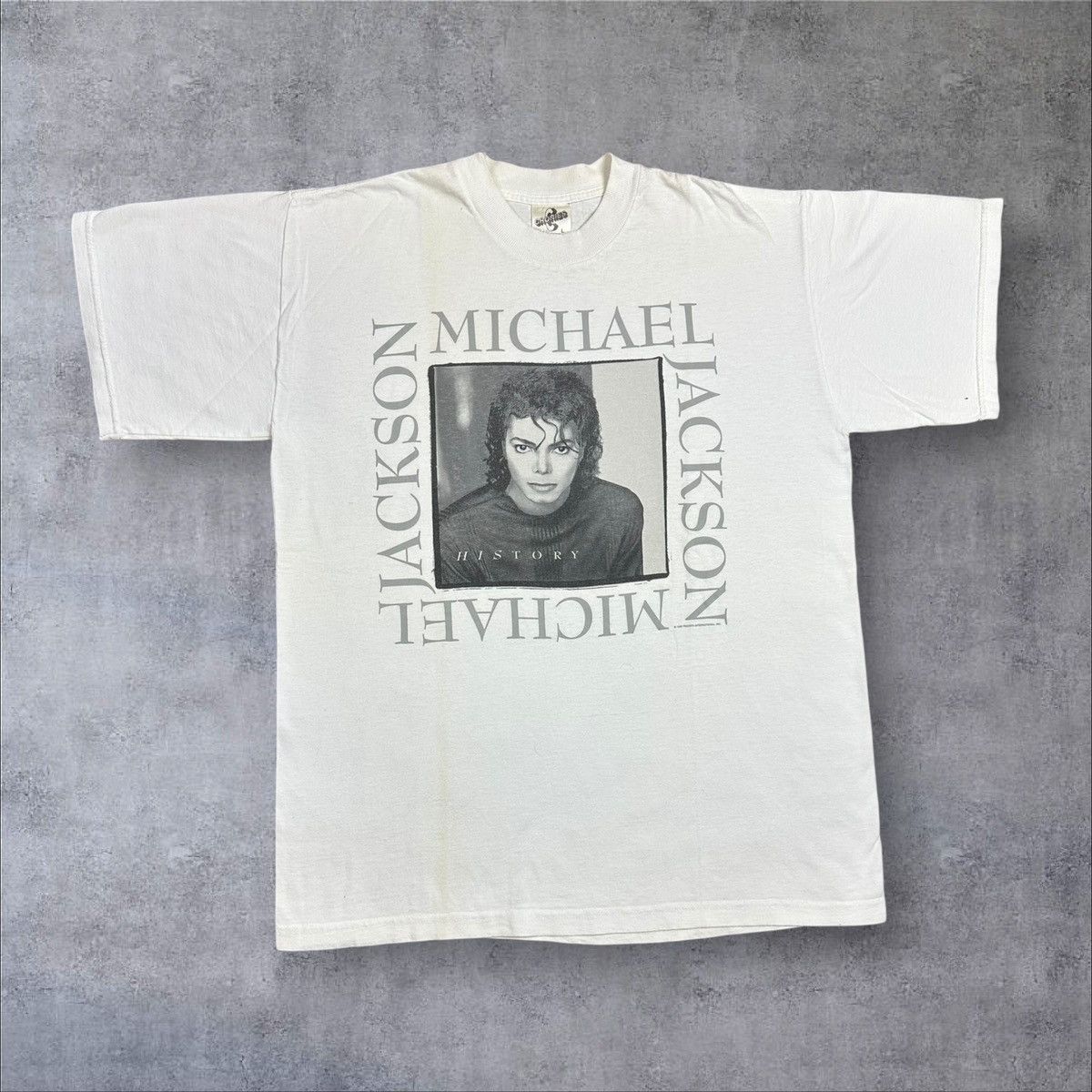 Michael Jackson × Vintage 1996 Michael Jackson History King of Pop T-Shirt Vintage Size US L / EU 52-54 / 3 - 1 Thumbnail
