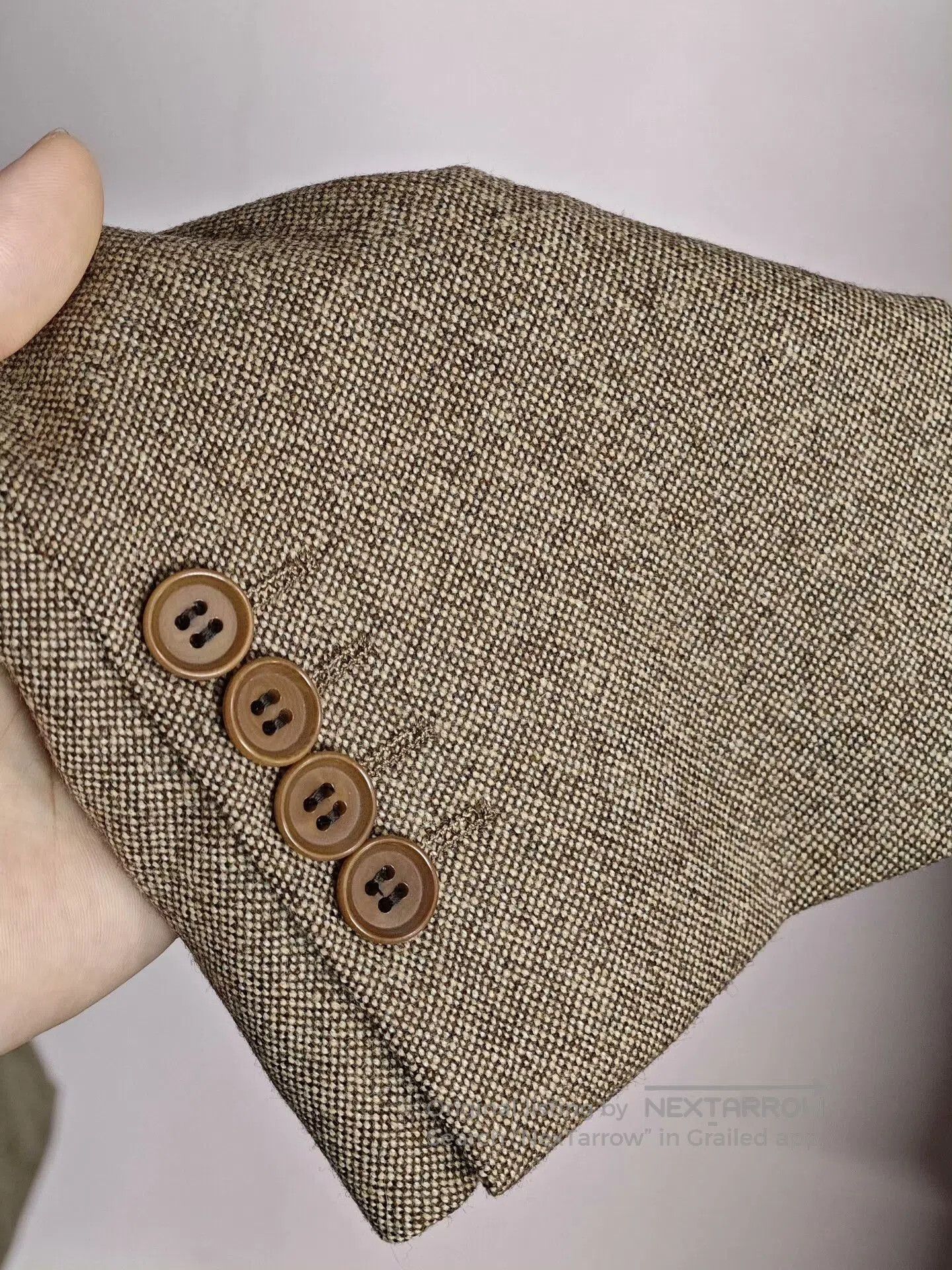 Ring Jacket Japanese Wool Linen Blend Jacket. Size US M / EU 48-50 / 2 - 4 Thumbnail
