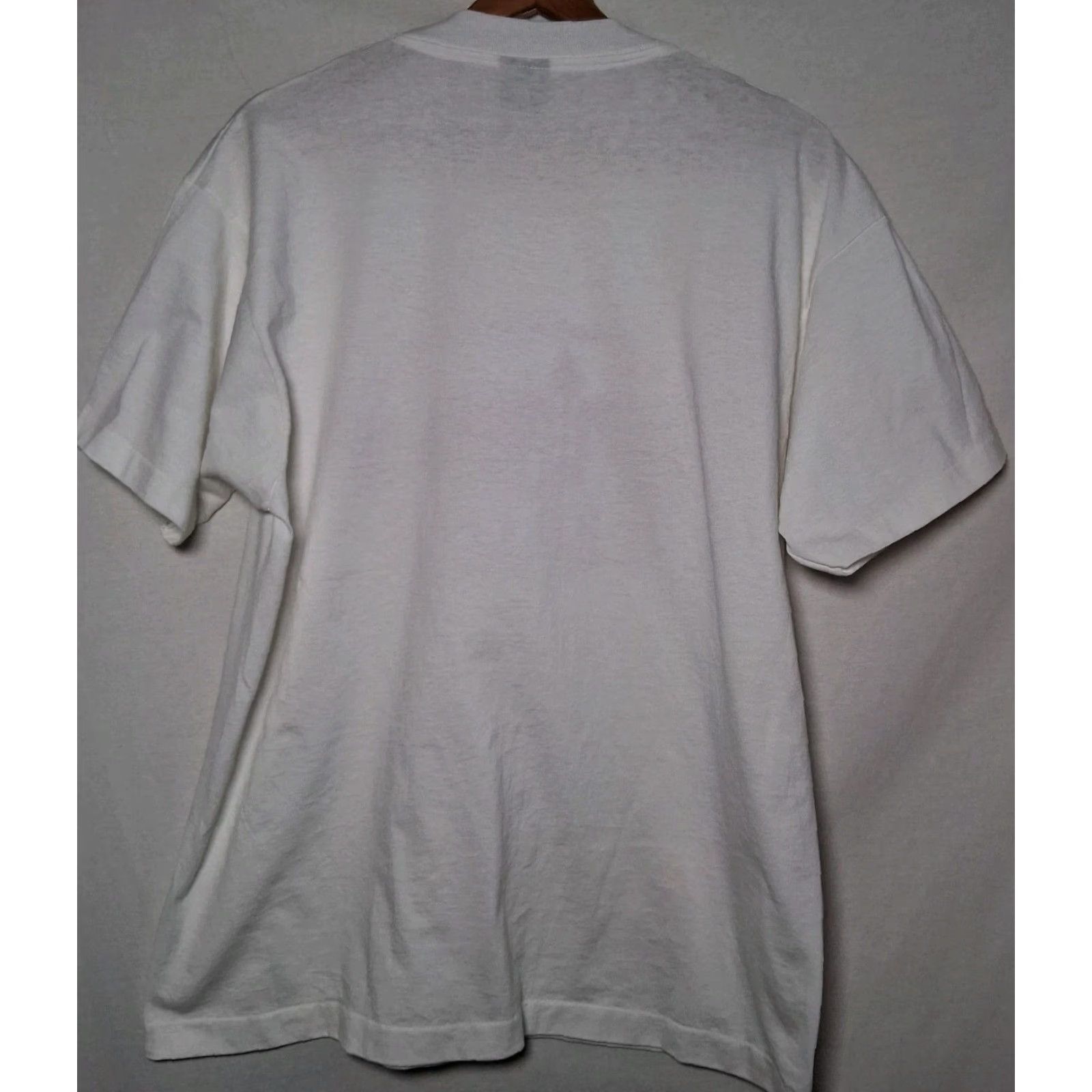 Vintage VINTAGE Screen Stars Best T-Shirt Main Street Phillipi West Virginia Pink Courthouse XL Adults Mens Shirt White Graphic Tourists WV 1960s-70s Size US XL / EU 56 / 4 - 3 Thumbnail