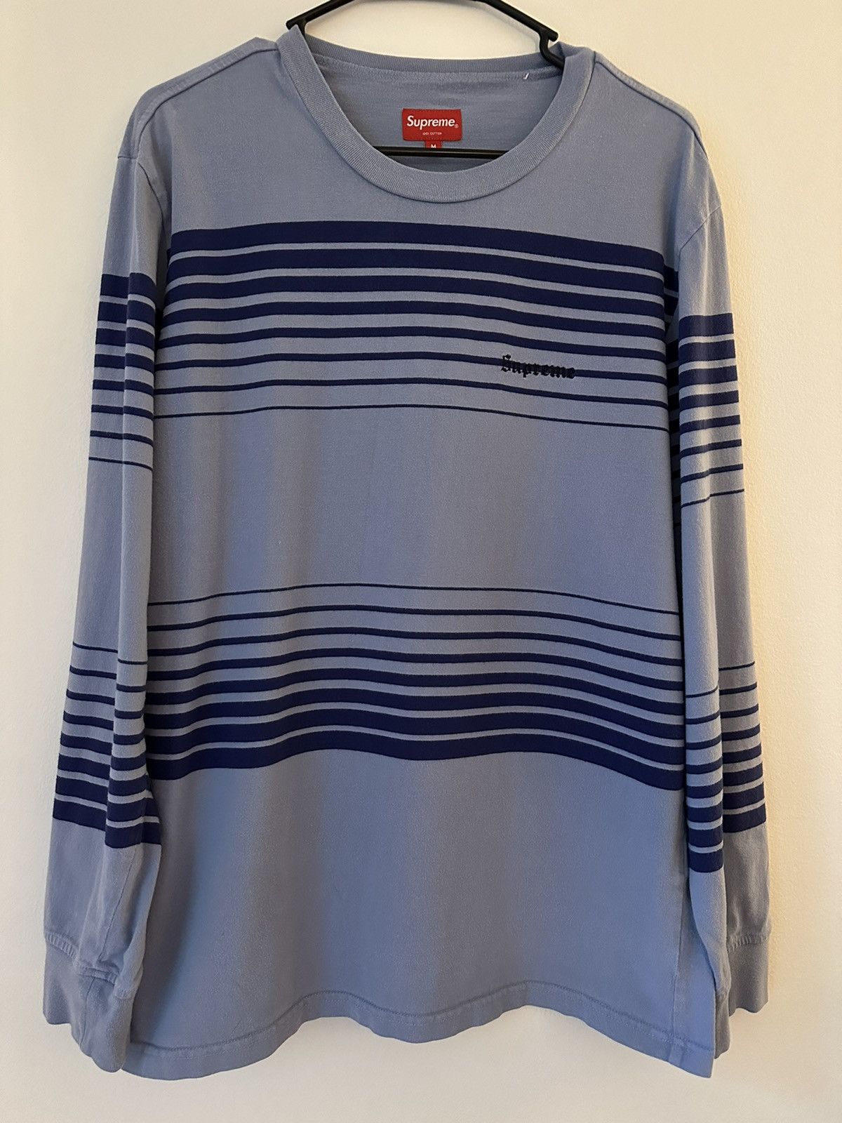 Supreme Supreme stripe raglan l/s top | Grailed