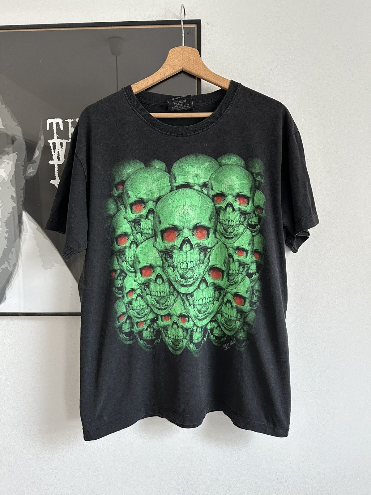 Rap Tees × Vintage Vintage Bootleg Public Enemy Skull Full Print Tees Size US L / EU 52-54 / 3 - 1 Thumbnail