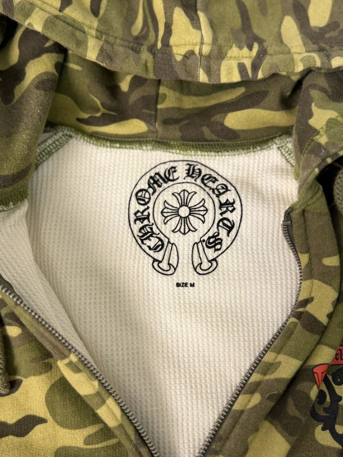 Chrome Hearts Chrome Hearts Camo Thermal Lined Zip Up Hoodie Size US M / EU 48-50 / 2 - 11 Thumbnail