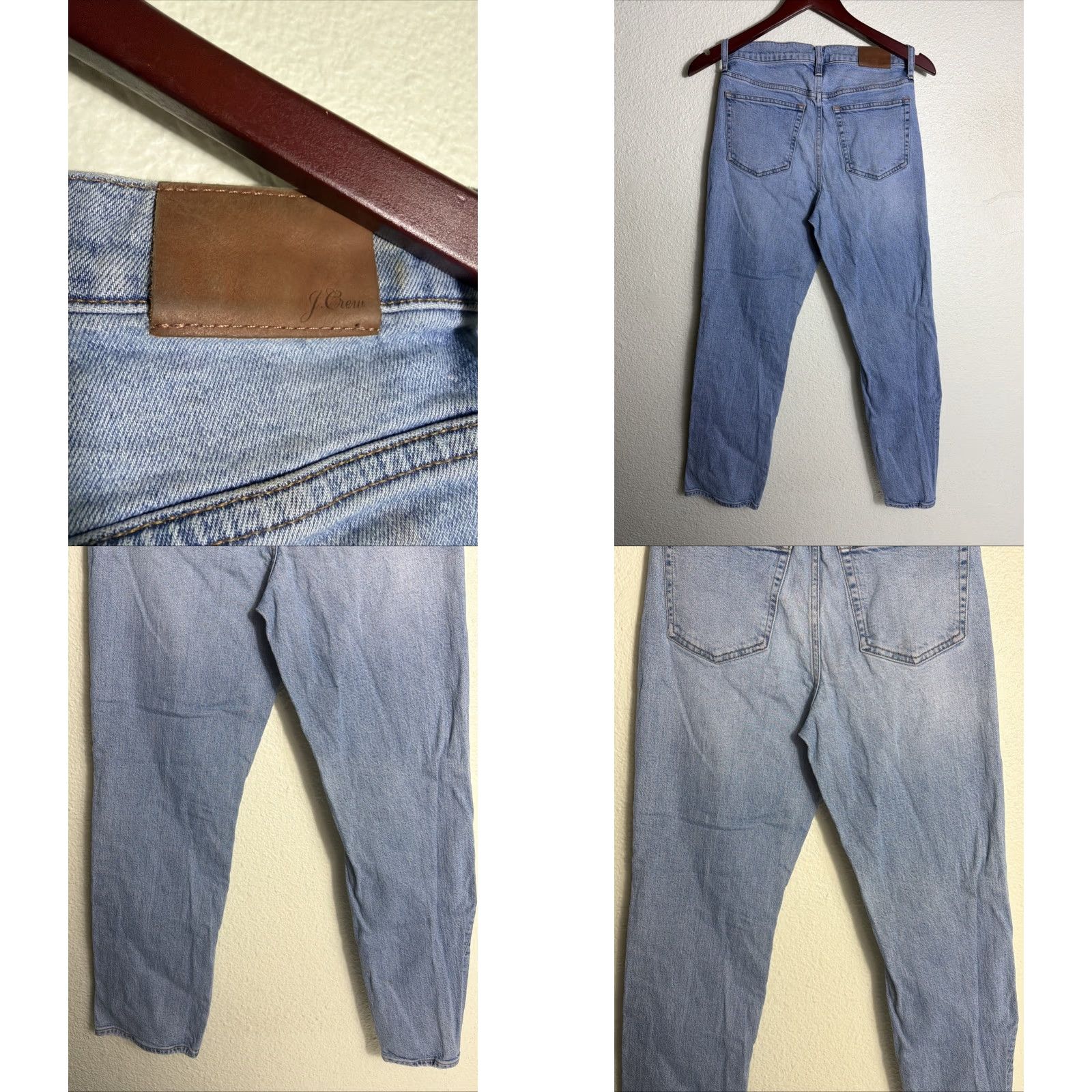 J.Crew VINTAGE j crew Slim Boyfriend Jeans Size 25 Light Wash 26x27 Womens Jeans Blue Slimming Size 42" / US 20 - 8 Thumbnail