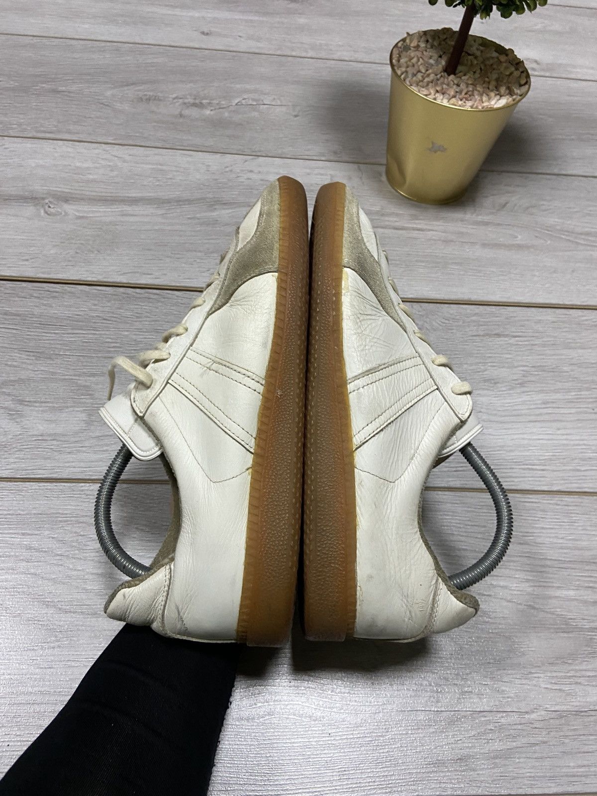 Vintage BW-sport 265 Maison Margiela style vintage leather trainers Size US 8 / EU 41 - 10 Thumbnail