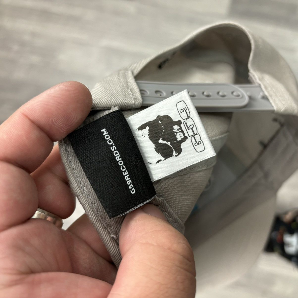 Fuck The Population × G59 Records Grey Day 2024 $uicideboy$ Cream SnapBack Hat Size ONE SIZE - 5 Thumbnail
