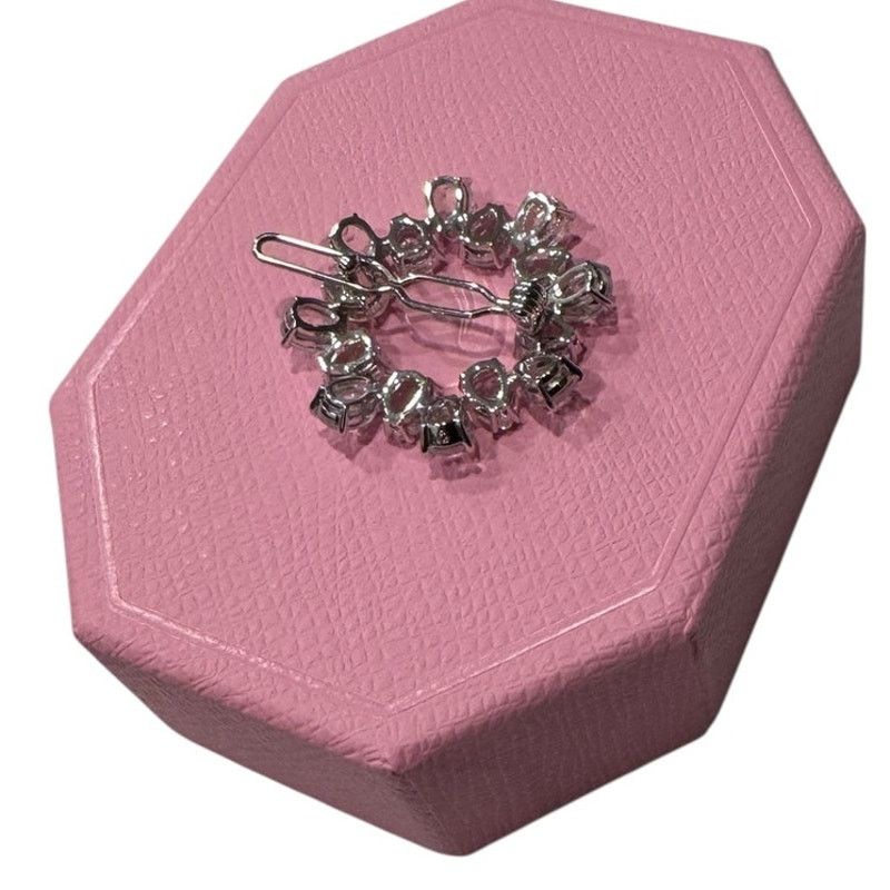 Swarovski Swarovski Hair Clip, Pear Cut Crystals, White, Rhodium Size ONE SIZE - 8 Thumbnail