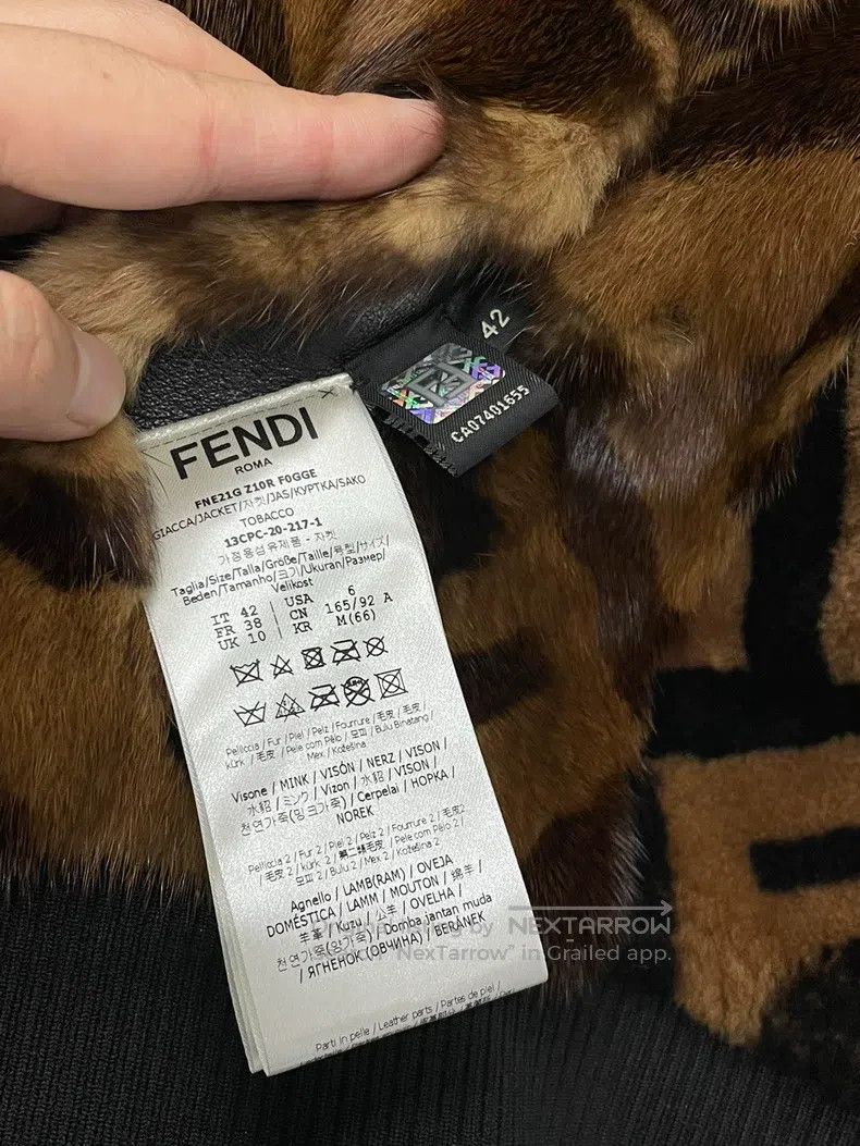 Fendi Fendi Classic Old Logo Two-Sided Fur Jacket Size S / US 4 / IT 40 - 5 Thumbnail