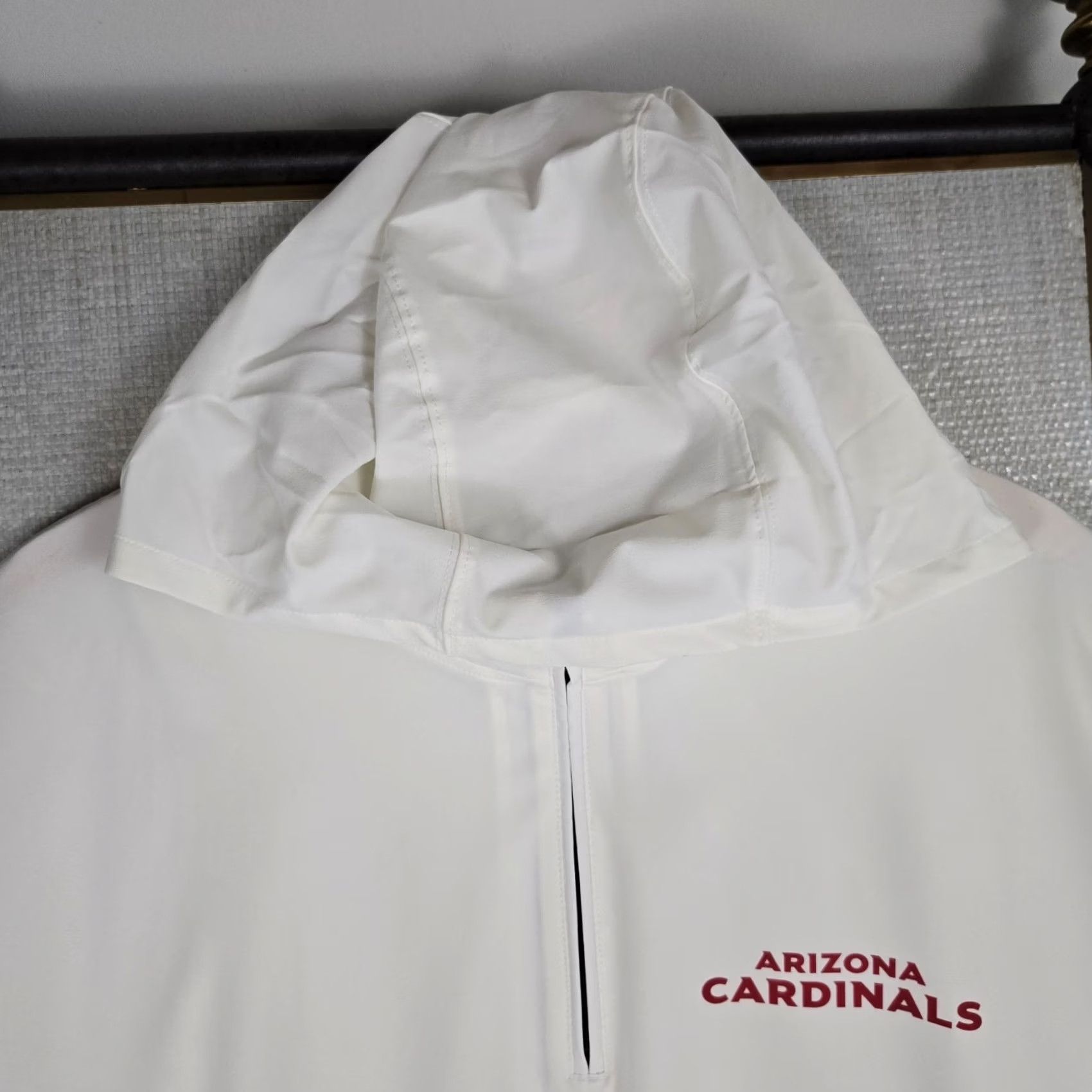 Nike Nike Arizona Cardinals Men's 3XL Windbreaker Jacket Hooded 1/4 Zip Softshell Dri-Fit Centered Klayton Adams Cowboys OC NM Size US XXL / EU 58 / 5 - 5 Thumbnail
