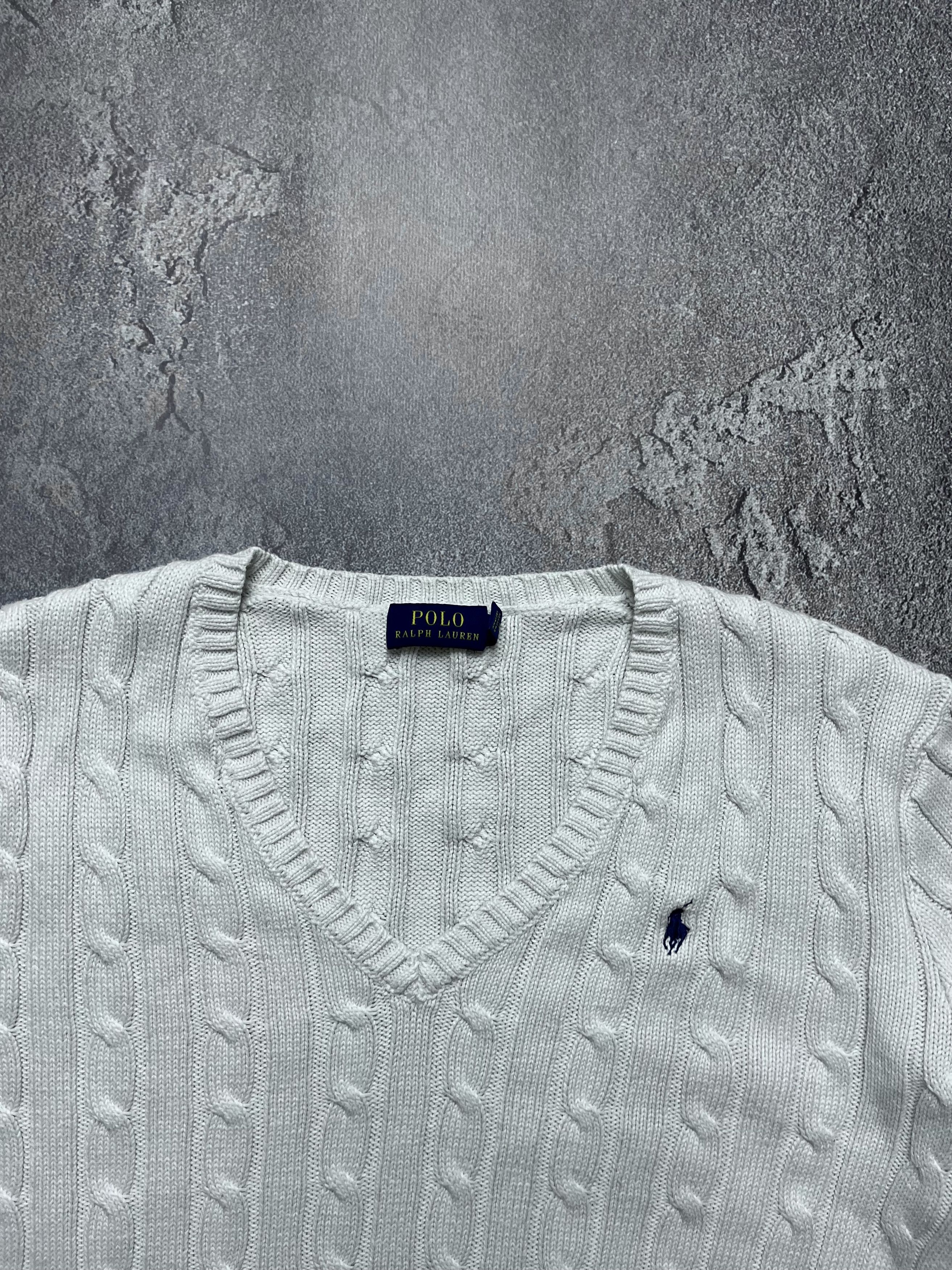 Polo Ralph Lauren Vintage Sweater Cable Knit Polo Ralph Lauren Big Pony Size US M / EU 48-50 / 2 - 3 Thumbnail