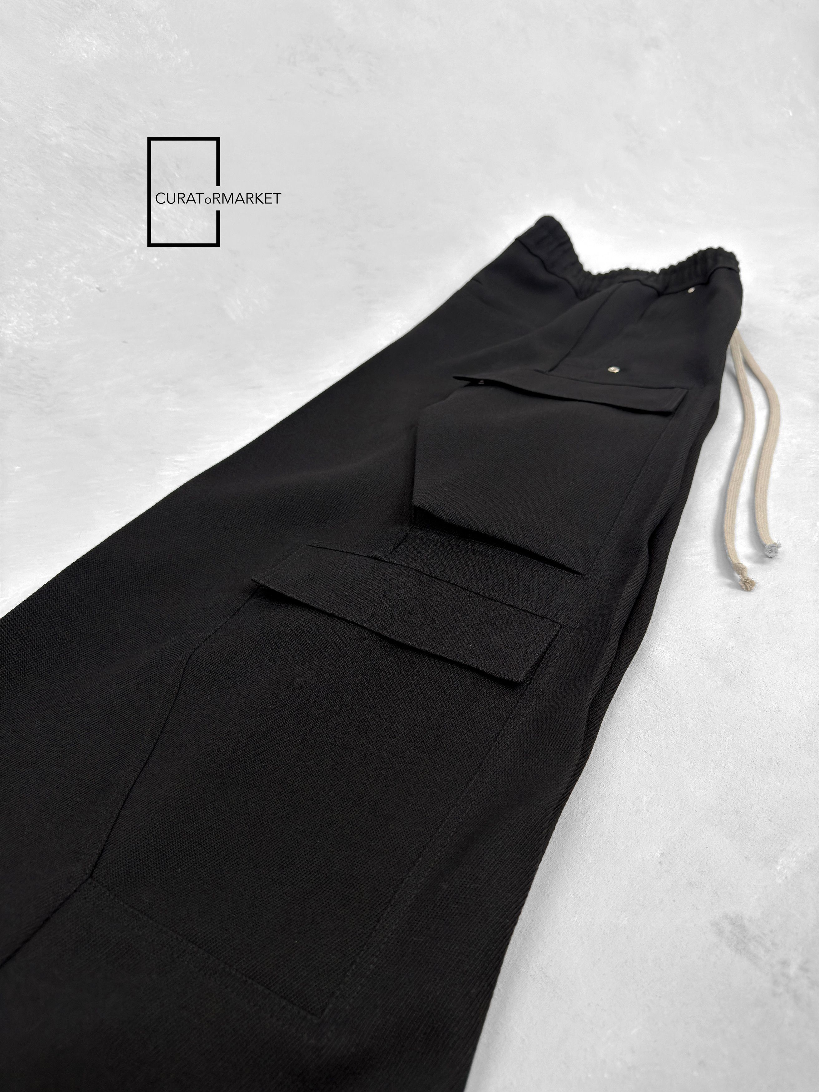 Rick Owens EU52 Runway Drill Wool Drawstring Cargobela Concordians FW25 Size US 36 / EU 52 - 13 Thumbnail