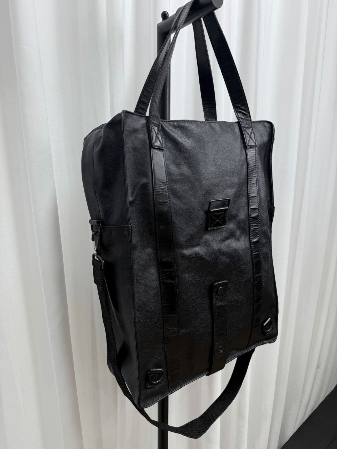 Yohji Yamamoto Yohji Yamamoto Y's Waxed Shoulder Bag Size ONE SIZE - 7 Thumbnail