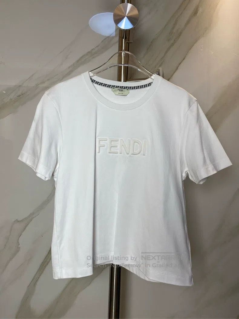 Fendi Fendi Short Sleeve White Size M / US 6-8 / IT 42-44 - 1 Thumbnail