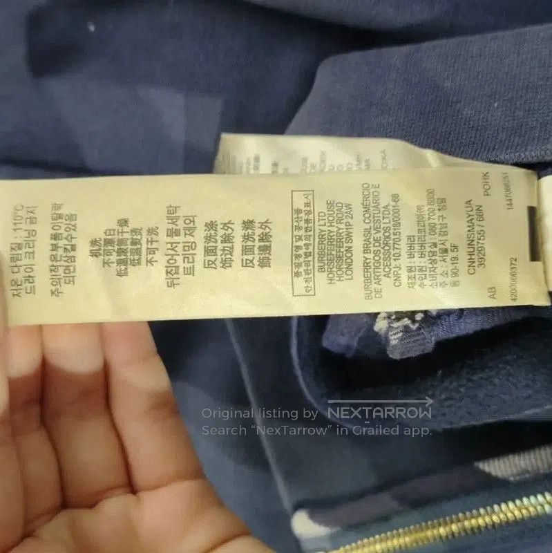 Burberry Burberry Cotton Women's Sweatshirt in Navy Blue. Size XS / US 0-2 / IT 36-38 - 7 Thumbnail