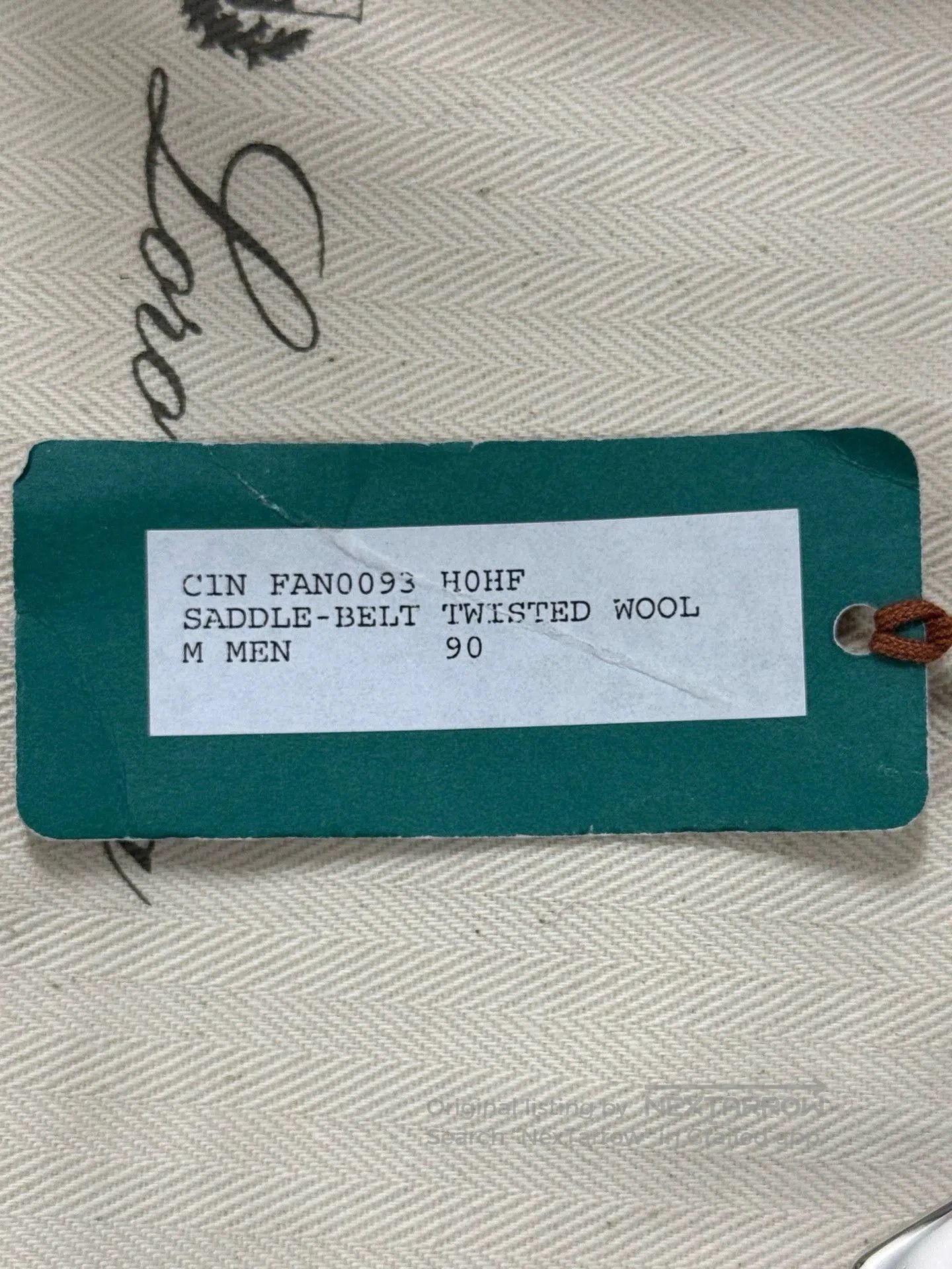 Loro Piana Loro Piana Men's Leather and Wool Belt. Size ONE SIZE - 6 Thumbnail