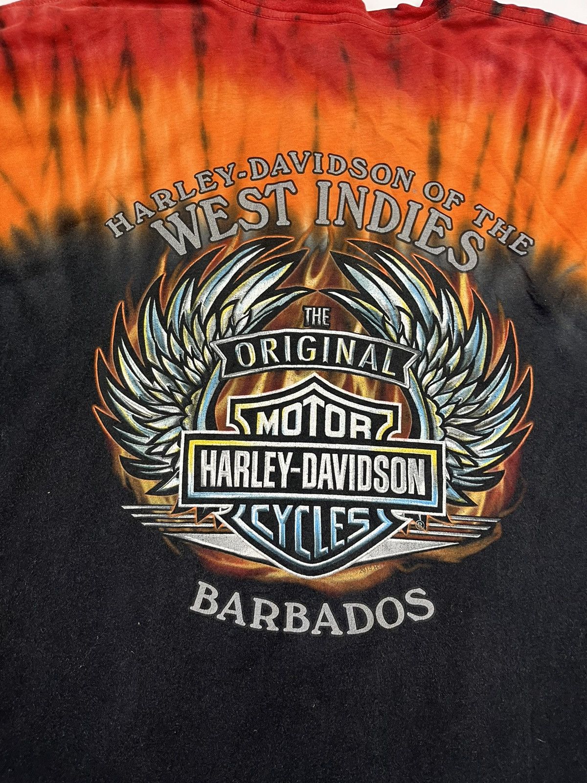 Harley Davidson Harley Davidson Barbados Motorcycles Moto Tee Shirt Size US XL / EU 56 / 4 - 7 Thumbnail