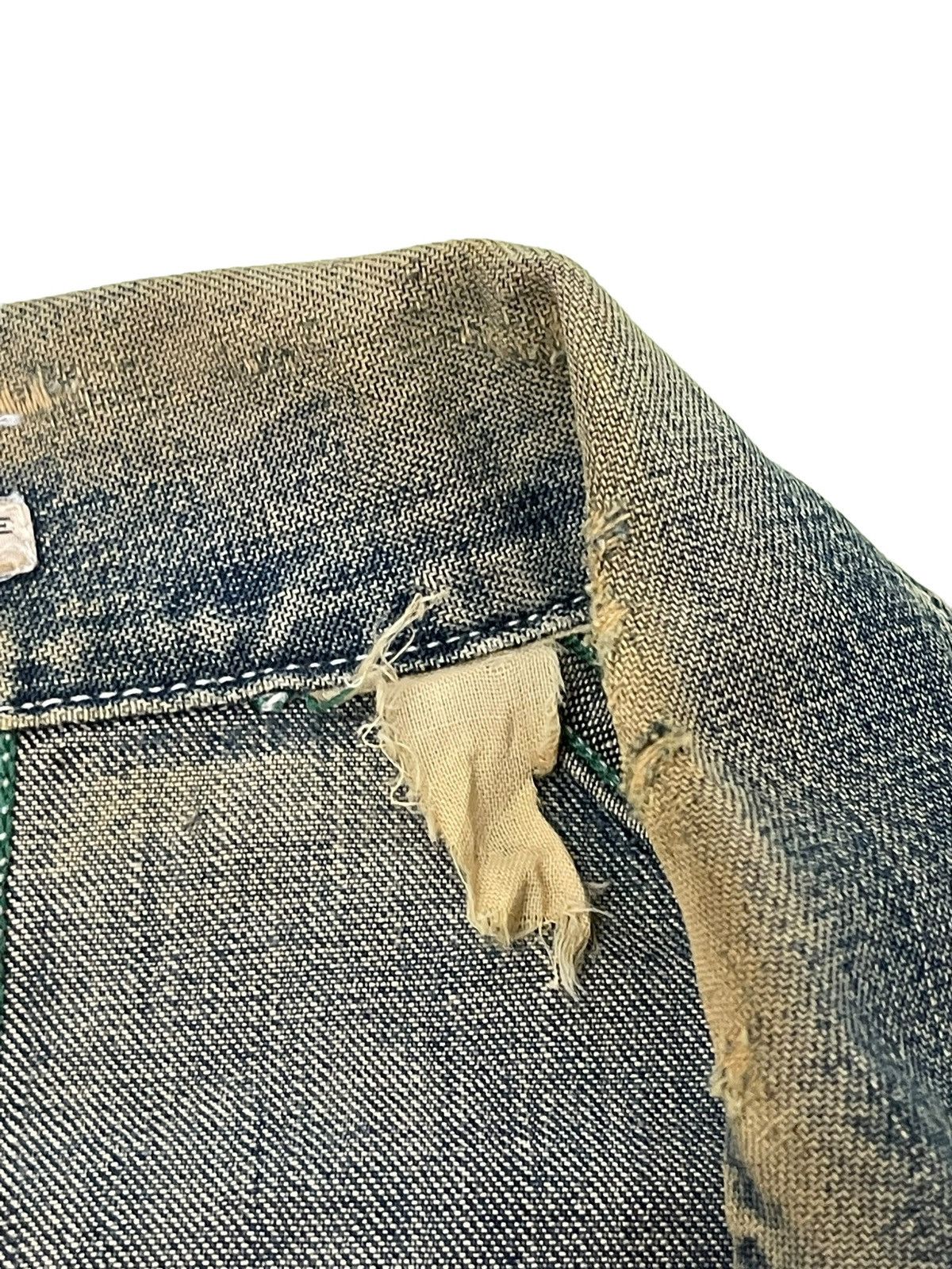 Sugar Cane Damaged Faded Sugar Canes Chore Jacket Distress Denim 5🟩8 Size US L / EU 52-54 / 3 - 15 Thumbnail