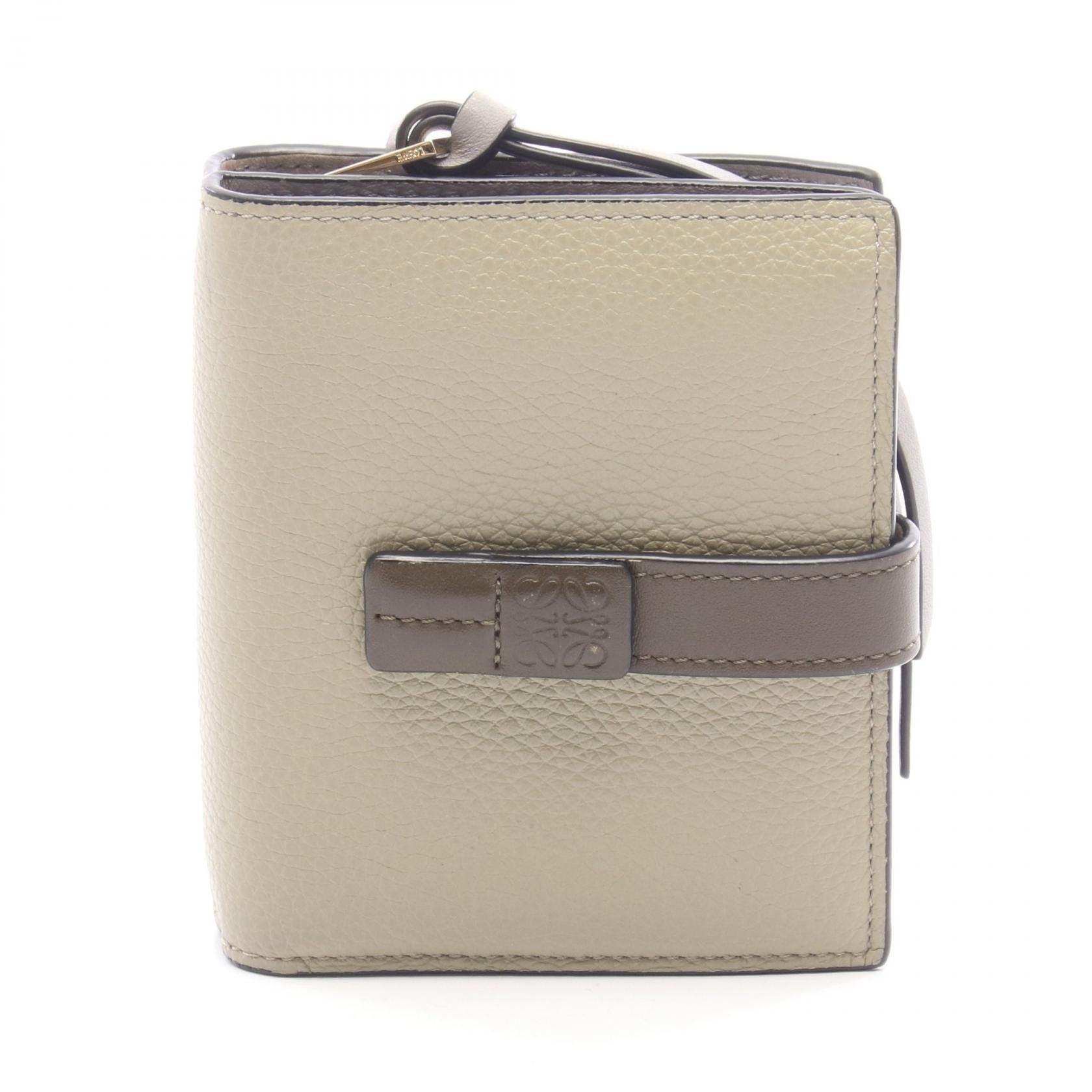 Loewe Loewe Loewe Compact Zip Wallet bifold wallet Leather Short Wallet C660Z41X01 DUTY FREE for USA Size ONE SIZE - 1 Thumbnail