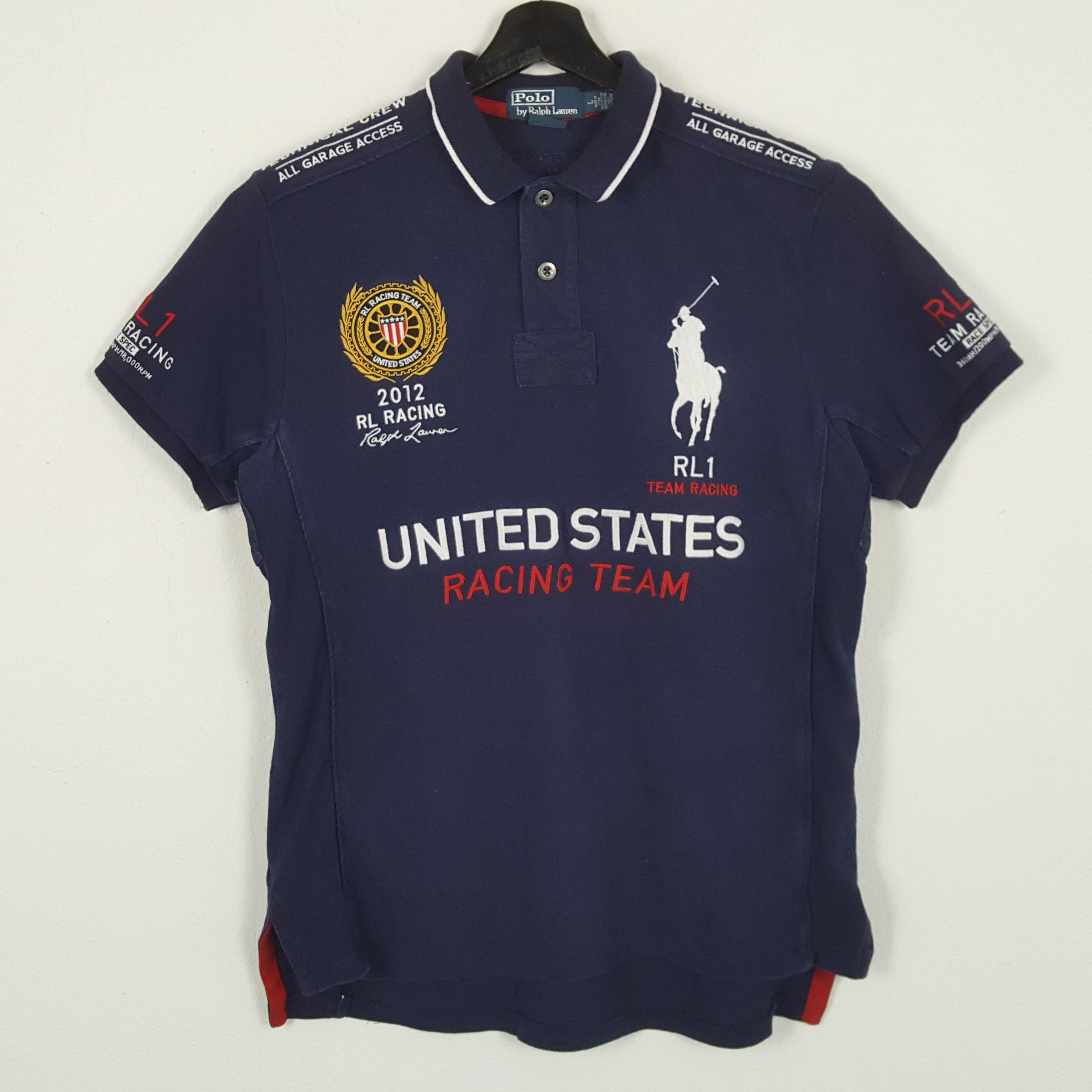 Polo Ralph Lauren 2011 RL1 Italia Racing Team Boys Size