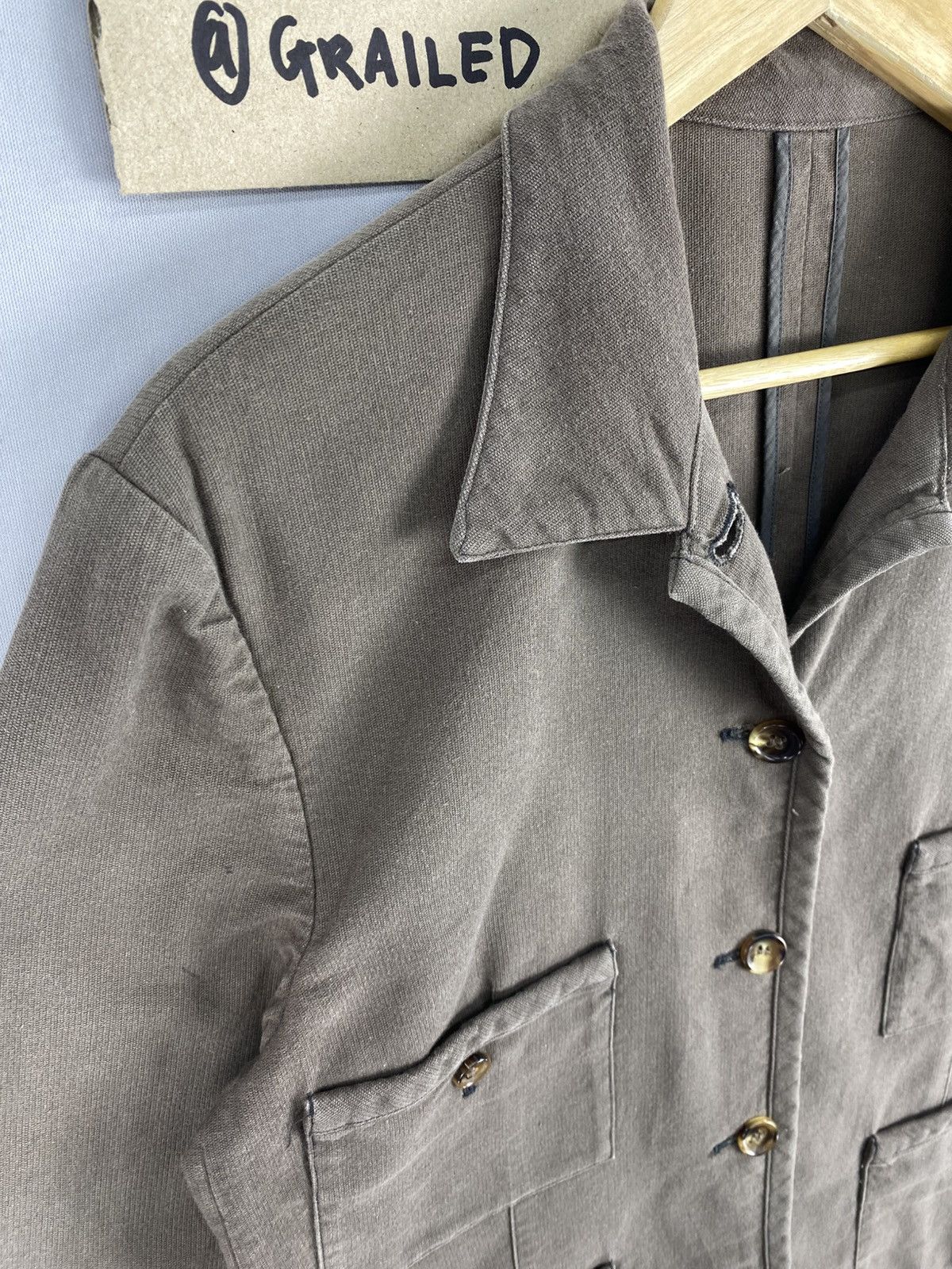 Designer Vintage Mademoiselle Non Non Chore Jacket By Issey Miyake Size US S / EU 44-46 / 1 - 2 Thumbnail