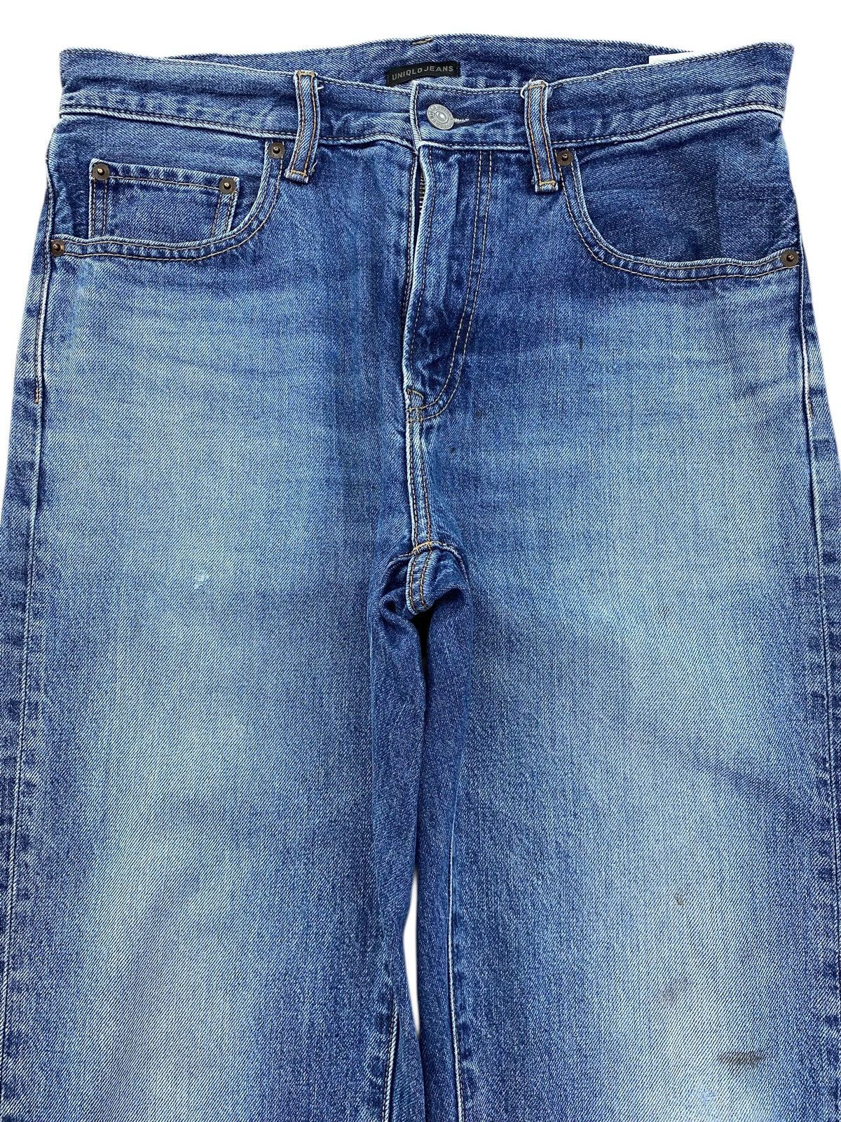Uniqlo Uniqlo Blue Wash Style Straight Leg Jeans Size US 32 / EU 48 - 2 Thumbnail