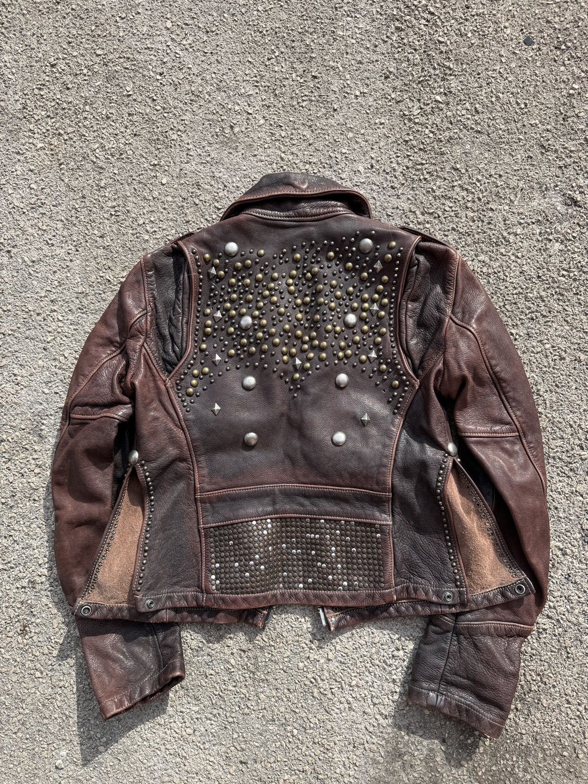 Hollywood Trading Company Hollywood Trading Company HTC studded cowhide leather biker Size M / US 6-8 / IT 42-44 - 5 Thumbnail