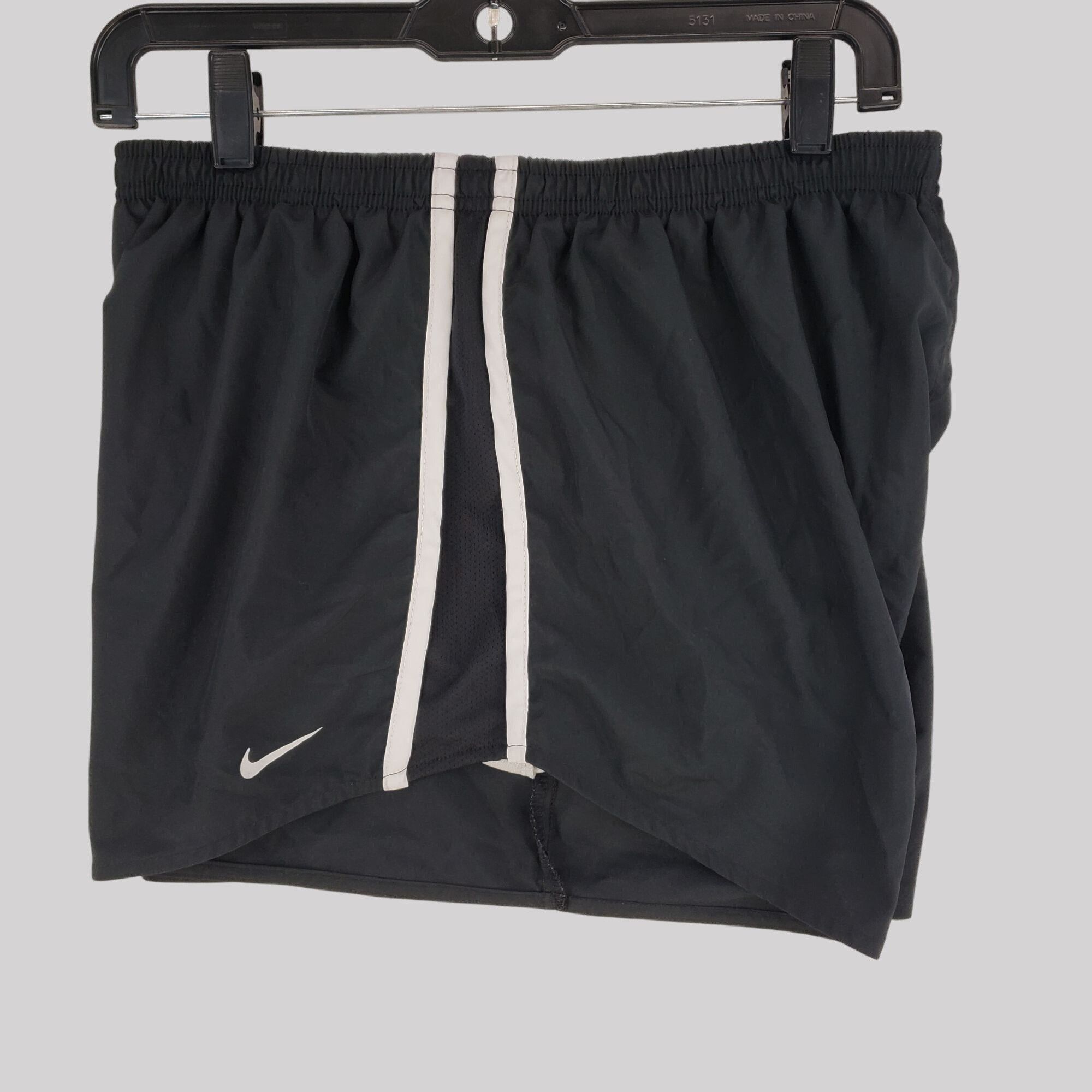 Nike Nike Dri-Fit Womens Black Running Shorts Elastic Waistband S Size 34" / US 12 / IT 48 - 3 Thumbnail