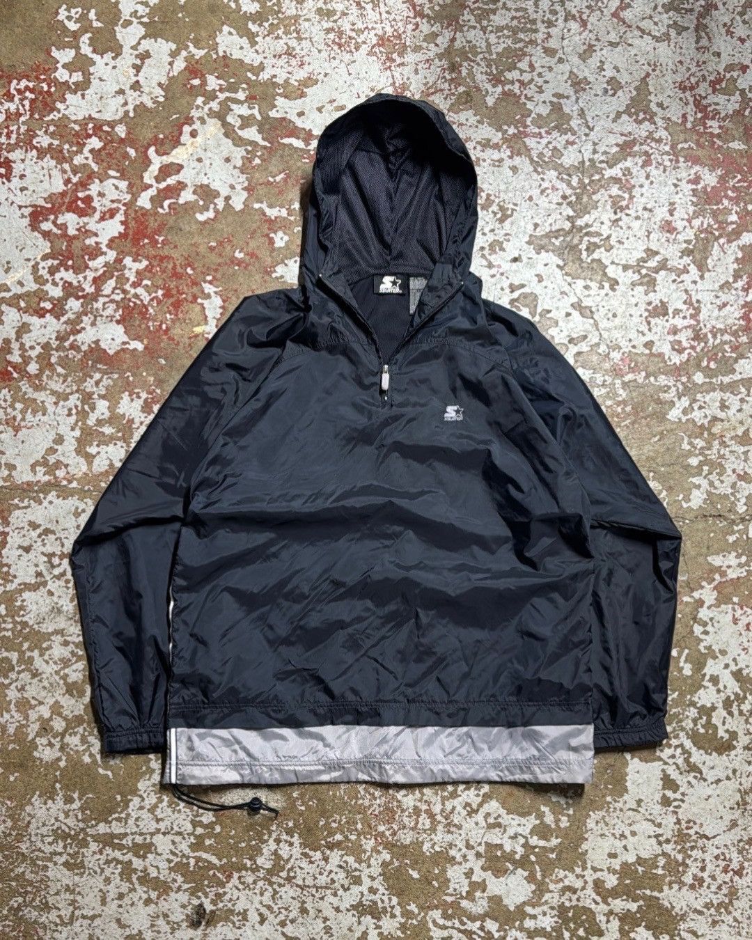 Starter Vintage Y2K Navy Starter Windbreaker Size US M / EU 48-50 / 2 - 1 Thumbnail