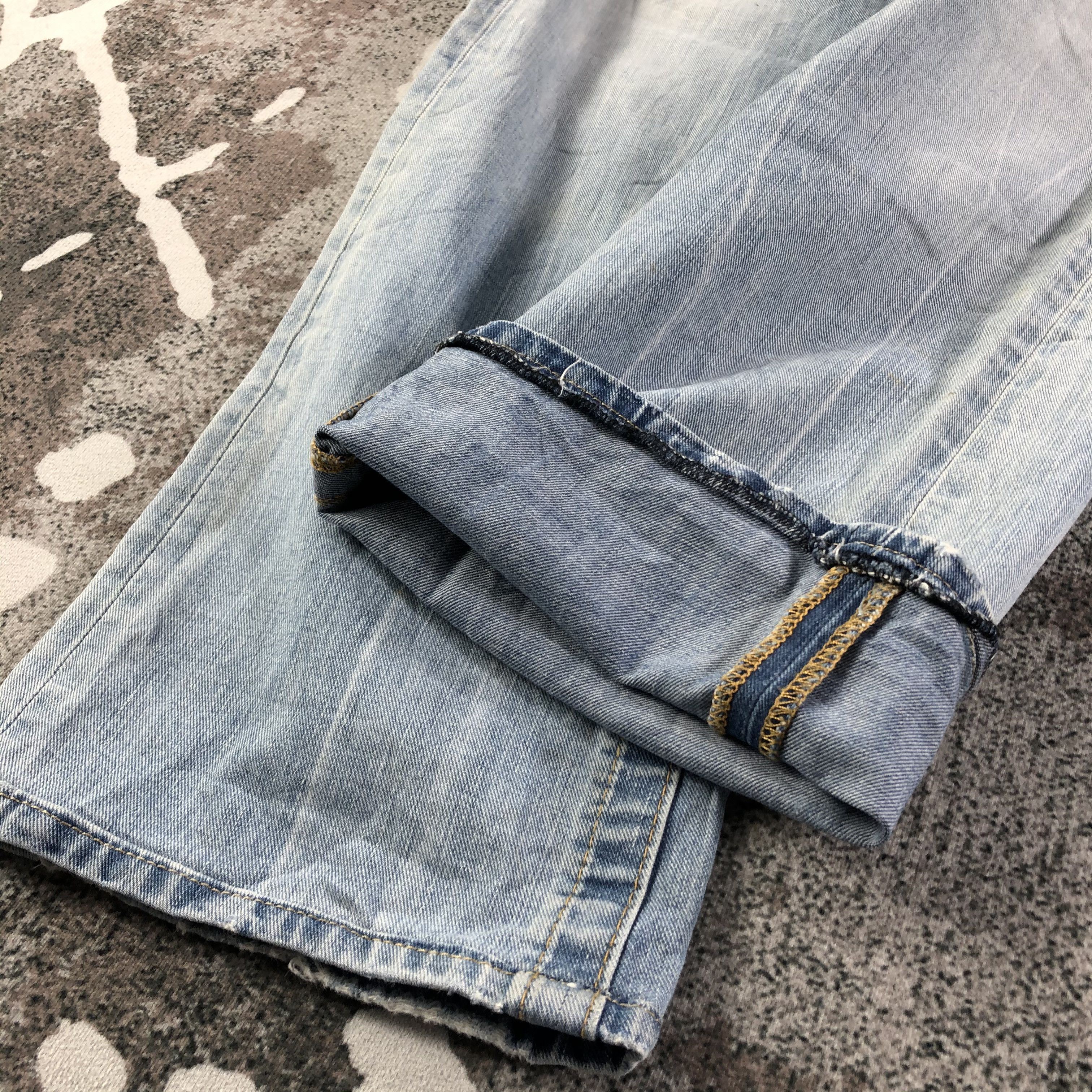 Replay Reply Jeans Patchwork Medium Wash Denim KJ1733 Size US 31 - 6 Thumbnail