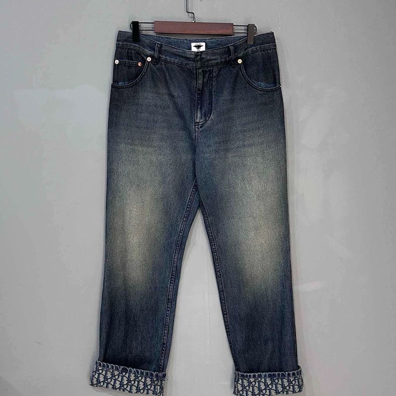 Dior Dior 25 New Monogram Straight Jeans Size US 34 / EU 50 - 1 Thumbnail