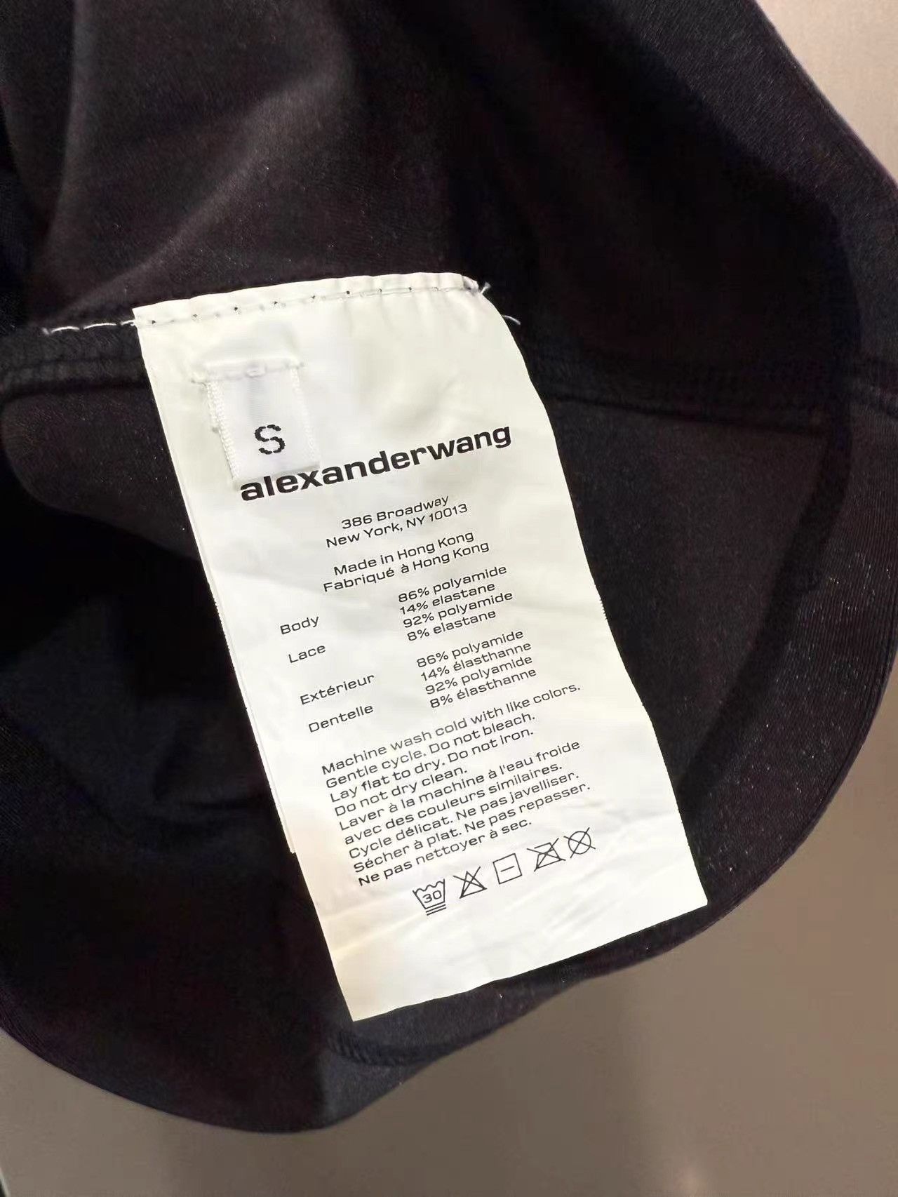 Alexander Wang Alexander Wang Black Lace-trim Cami Tank Top K31 Size S / US 4 / IT 40 - 3 Thumbnail