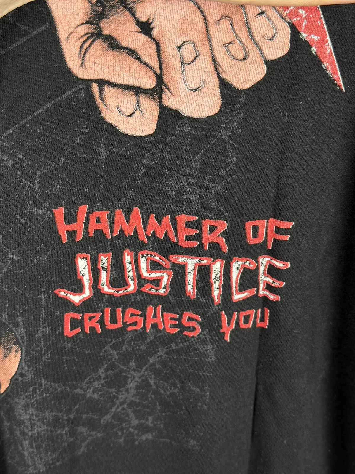 Band Tees 1988 Metallica Damaged Justice T-Shirt Vintage Big Logo Size US L / EU 52-54 / 3 - 12 Thumbnail