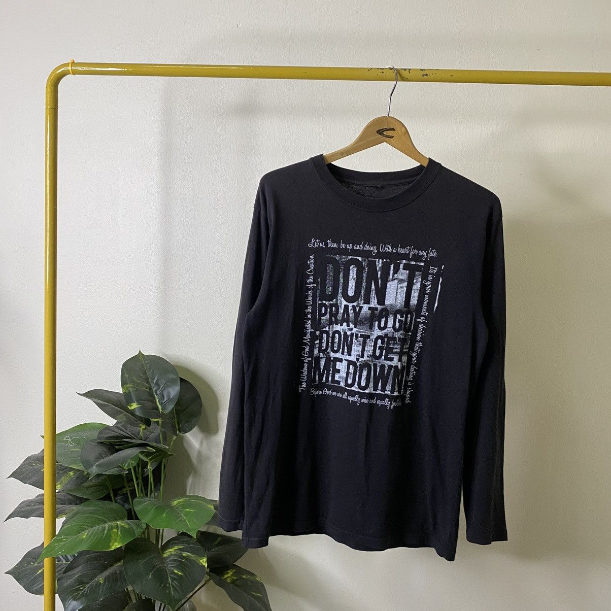If Six Was Nine JapanBrand Seditionaries Poem Cyber Gothic Punk PPFM LS Tee Size US M / EU 48-50 / 2 - 1 Thumbnail