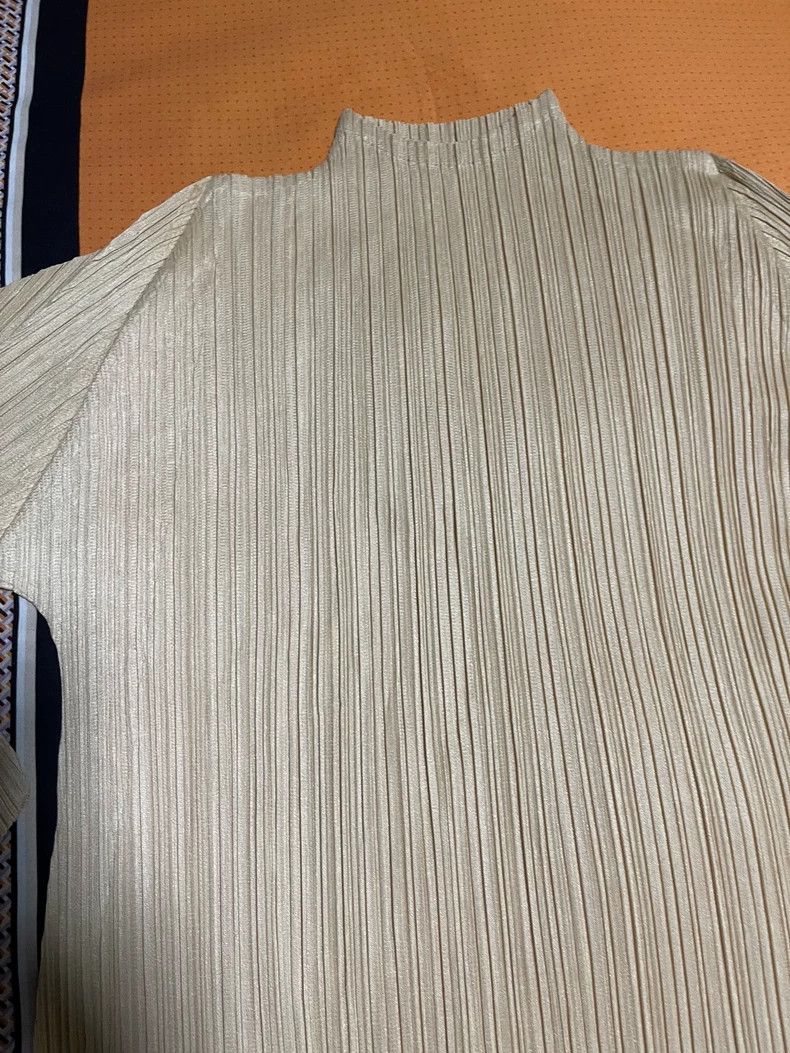 Issey Miyake Issey Miyake Beige slit dress Size L / US 10 / IT 46 - 3 Thumbnail