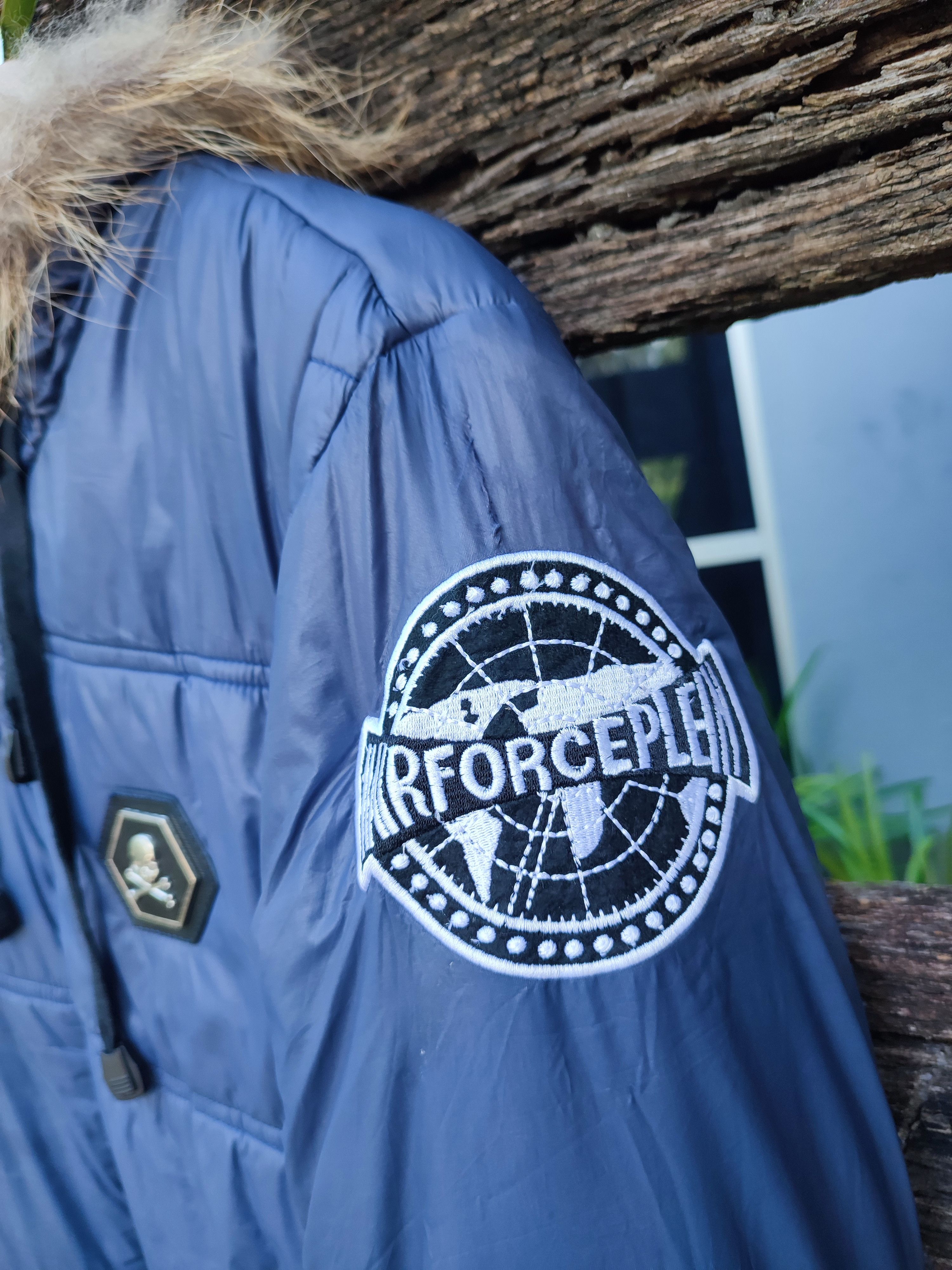 Philipp Plein Philipp Plein Military-Inspired Patch Puffer Jacket Size US M / EU 48-50 / 2 - 6 Thumbnail