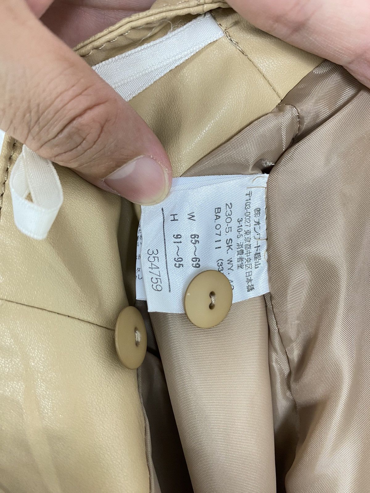 Sonia Rykiel Rare‼️ Sonia Rykiel Belted Midi Skirt Pu Leather Size 27" / US 4 / IT 40 - 5 Thumbnail