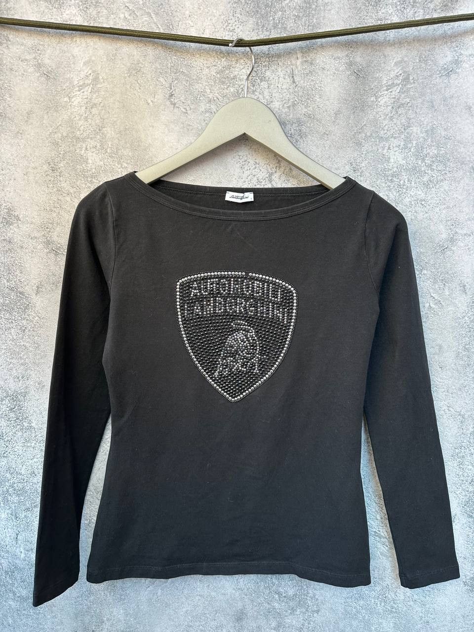 Lamborghini Lamborghini Automobili Long Sleeve Top Italy Rhinestone Logo Size S / US 4 / IT 40 - 1 Thumbnail