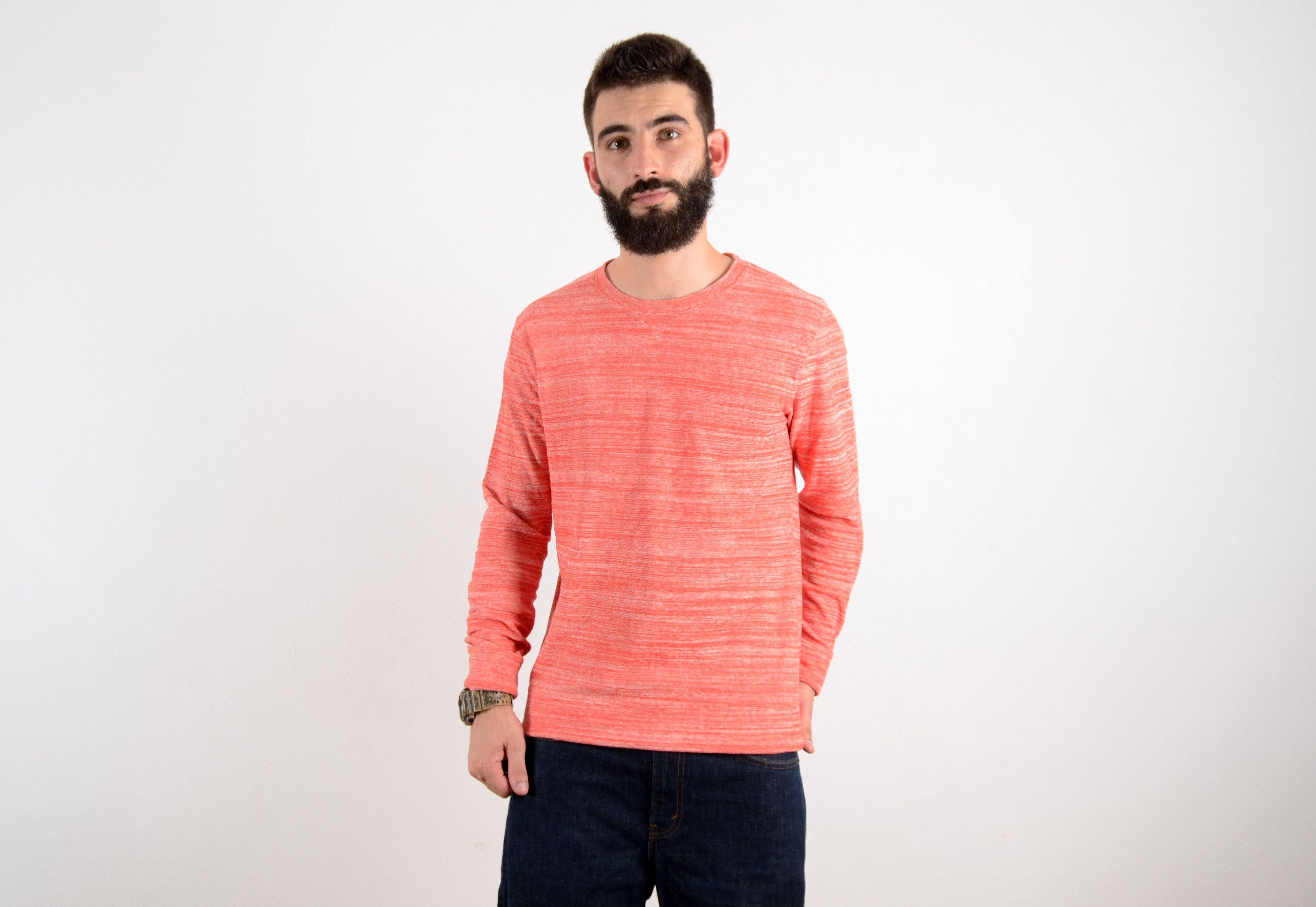 A.P.C. A.P.C. Striped Sweatshirt Sweater Pullver Size US M / EU 48-50 / 2 - 2 Thumbnail
