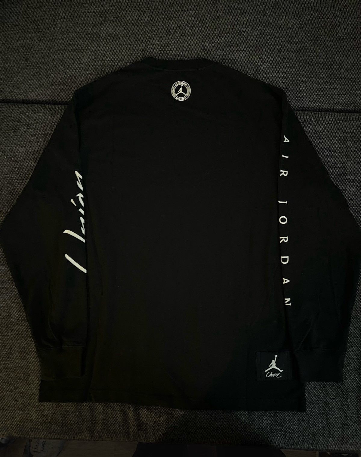 Jordan Brand × Union LA Air Jordan x Union Long-Sleeve T shirt ’Black’ Size US L / EU 52-54 / 3 - 5 Thumbnail