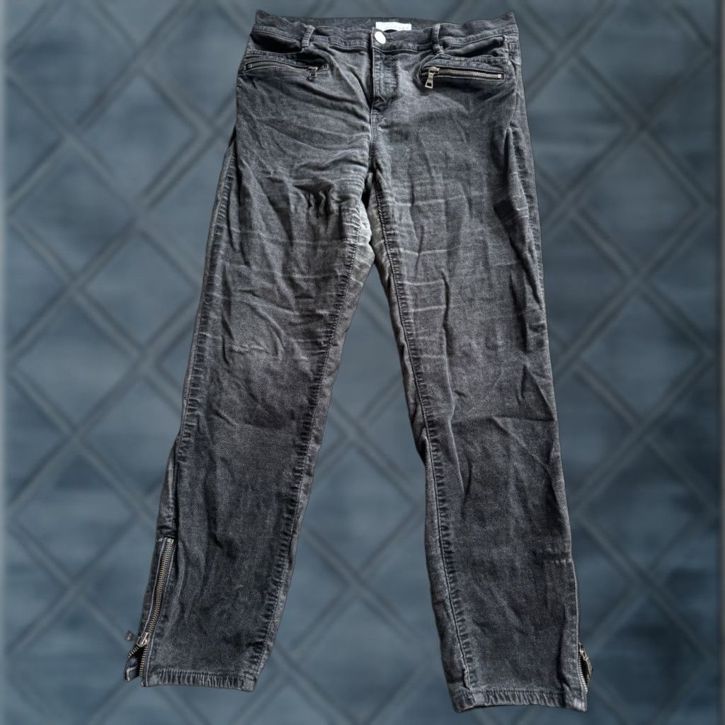 Loft Loft Jeans Sz 30/10 Womens Black Denim Pants Modern Skinny Ankle Size 30" / US 8 / IT 44 - 1 Thumbnail