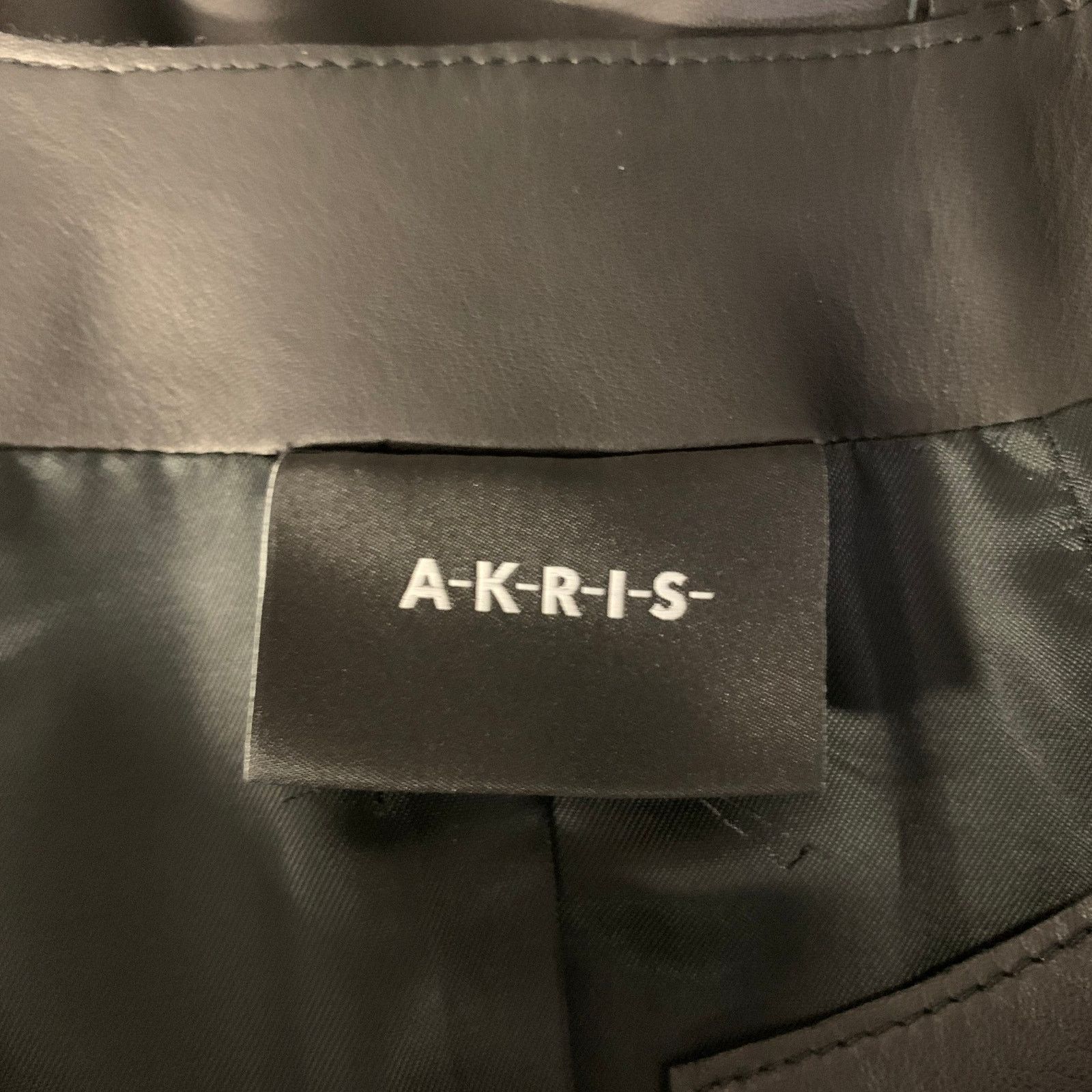 Akris AKRIS Size 12 Black Leather Cropped Jacket Size XL / US 12-14 / IT 48-50 - 5 Thumbnail