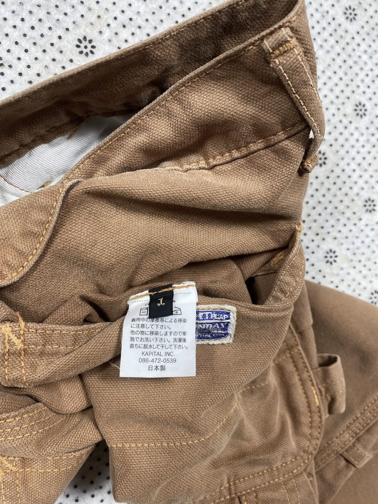 Kapital Kapital Duck Digger Carpenter Dark Canvas Pant Size US 32 / EU 48 - 9 Thumbnail