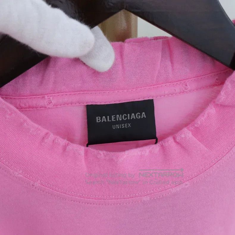 Balenciaga Balenciaga Letter Printed Crew Neck Five-Sixth Sleeve T-Sh Size US XS / EU 42 / 0 - 4 Thumbnail